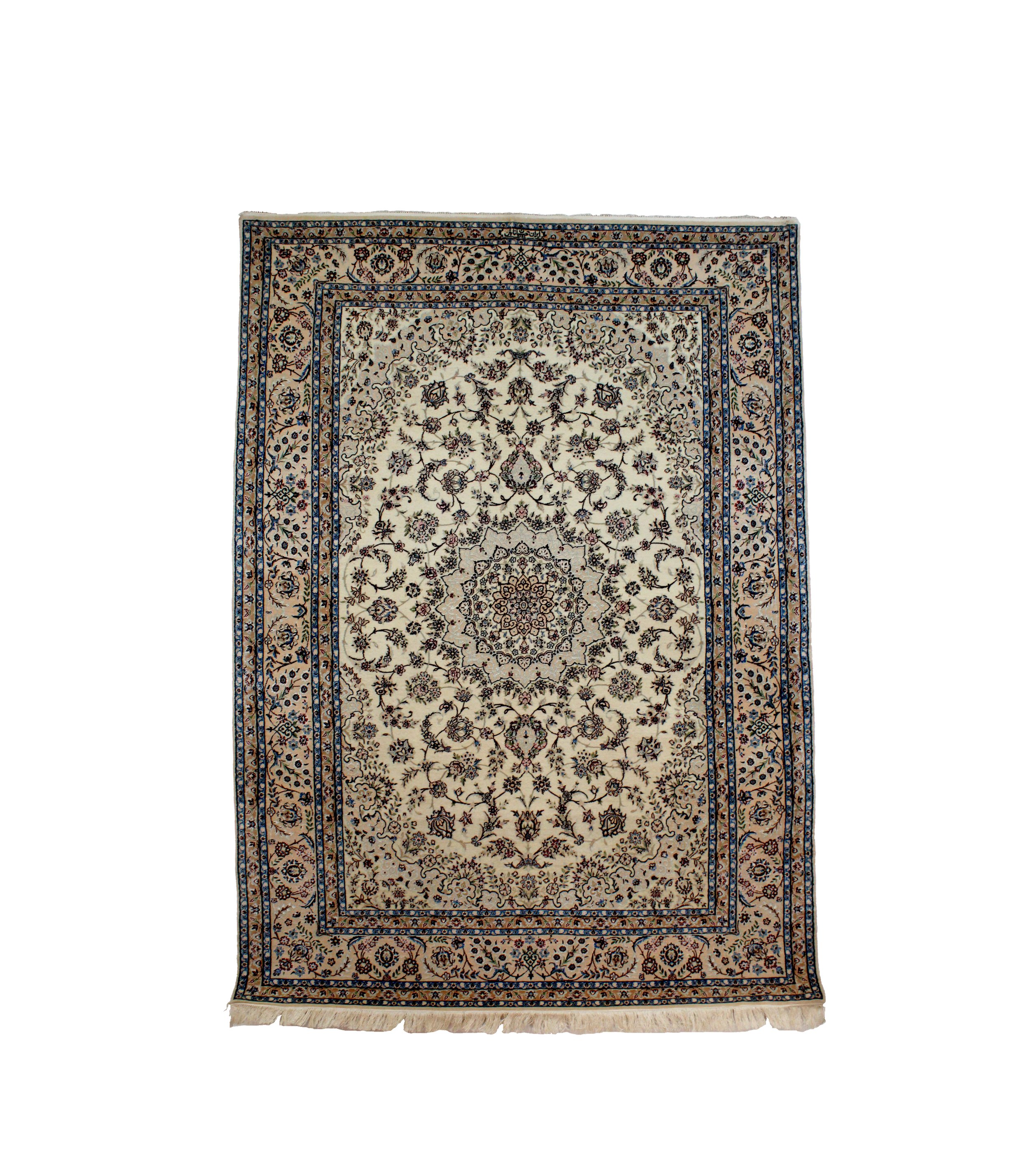 46052  IRAN NAIN 4RLA  HABIBIAN PART SILK 1.88X1.25MTR QR25,595. 