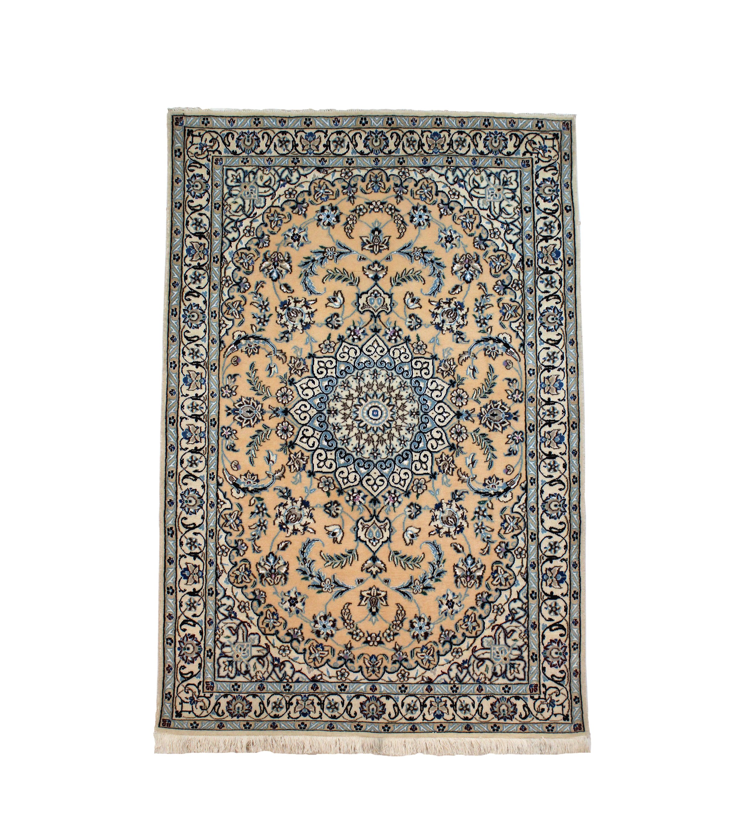 53565 IRAN NAIN NOLA  PART SILK 1.85X1.15MTR QR6,200. 