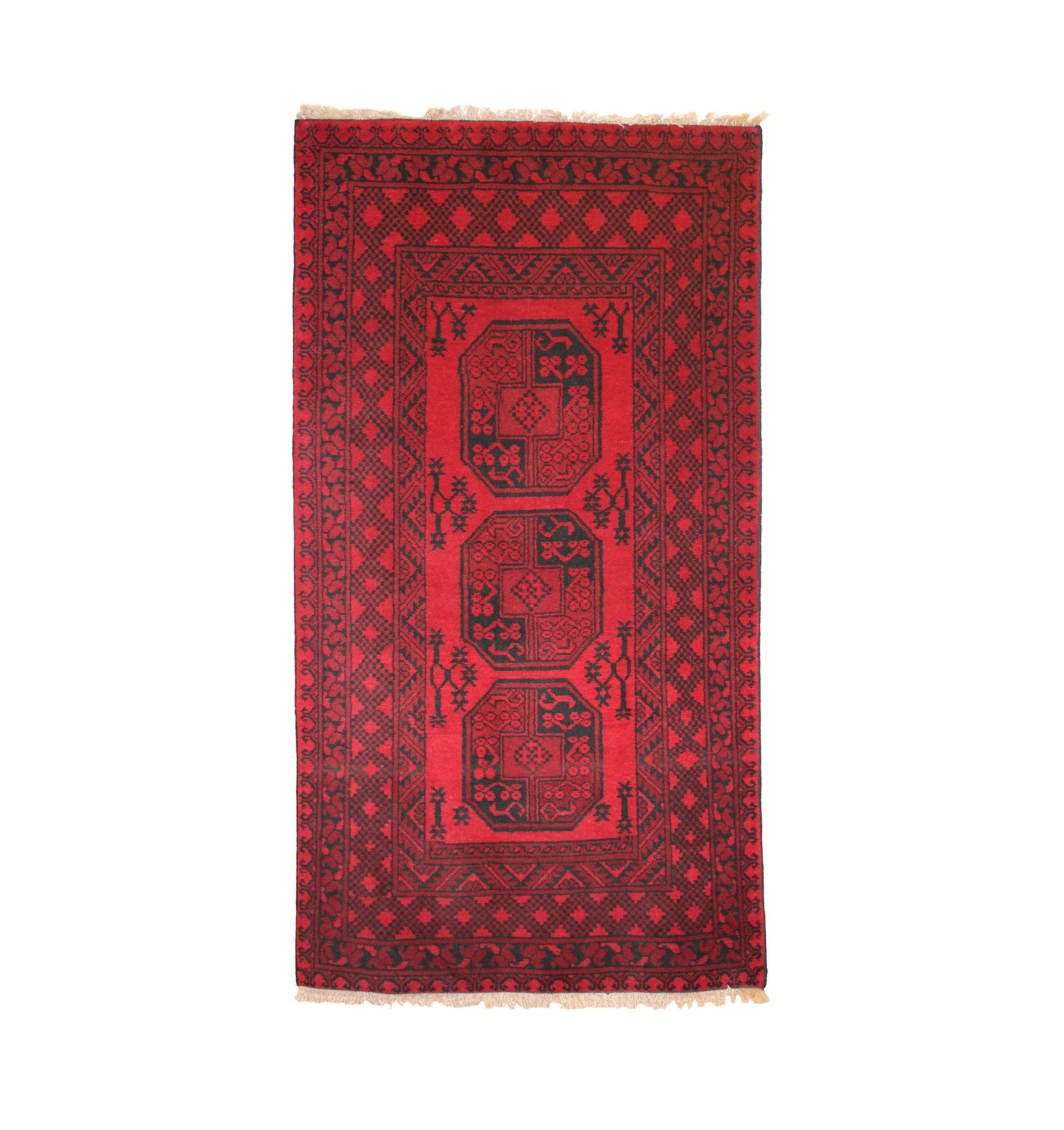 54435 AFGHAN BOKHARA FEELPAH 1.93 X 0.97 MTR QR1,895.