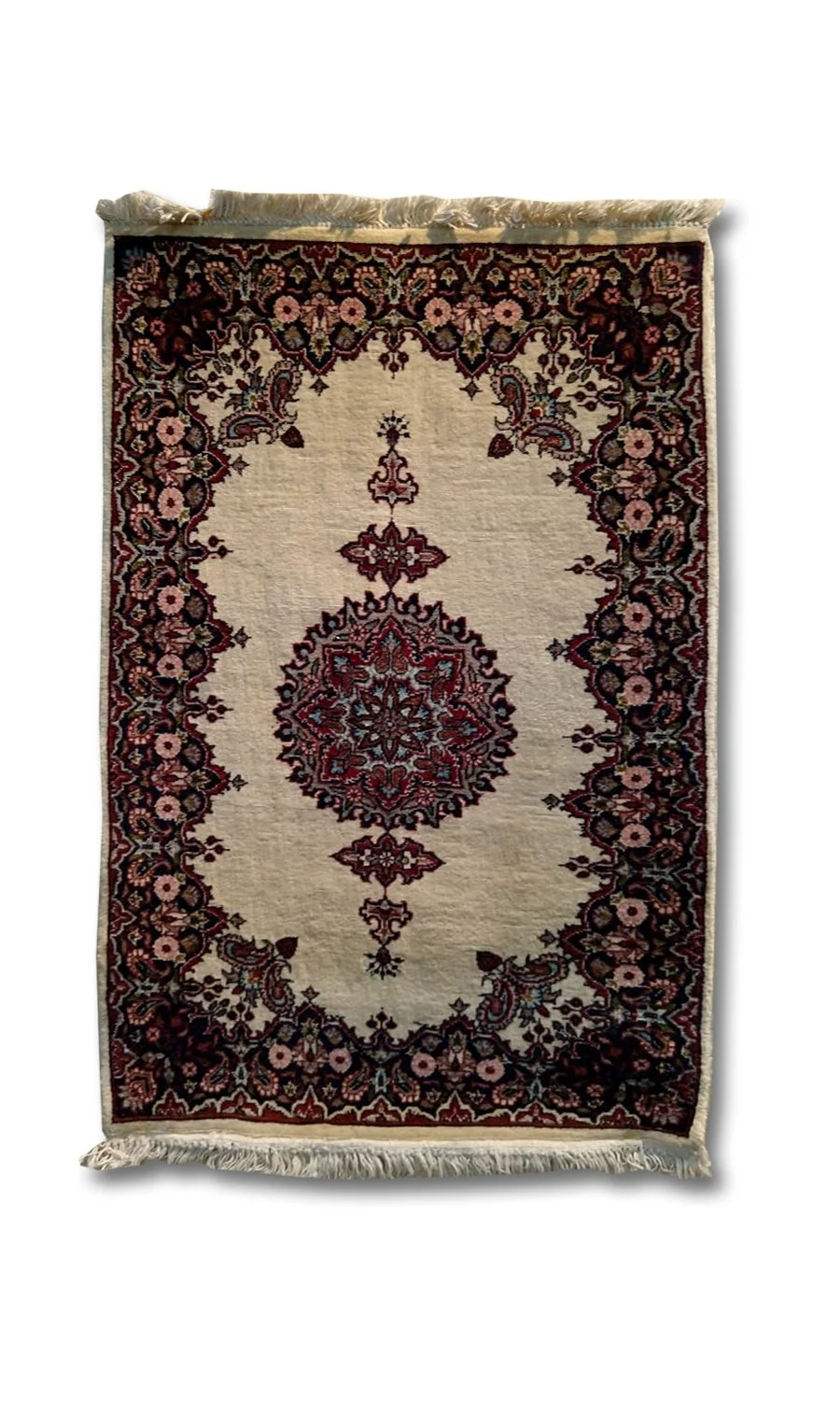 AM31898 PAK KASHMIR D.KNOTT MEDALLION 1.04X0.63MTR 3.5X2.1FT QR900.