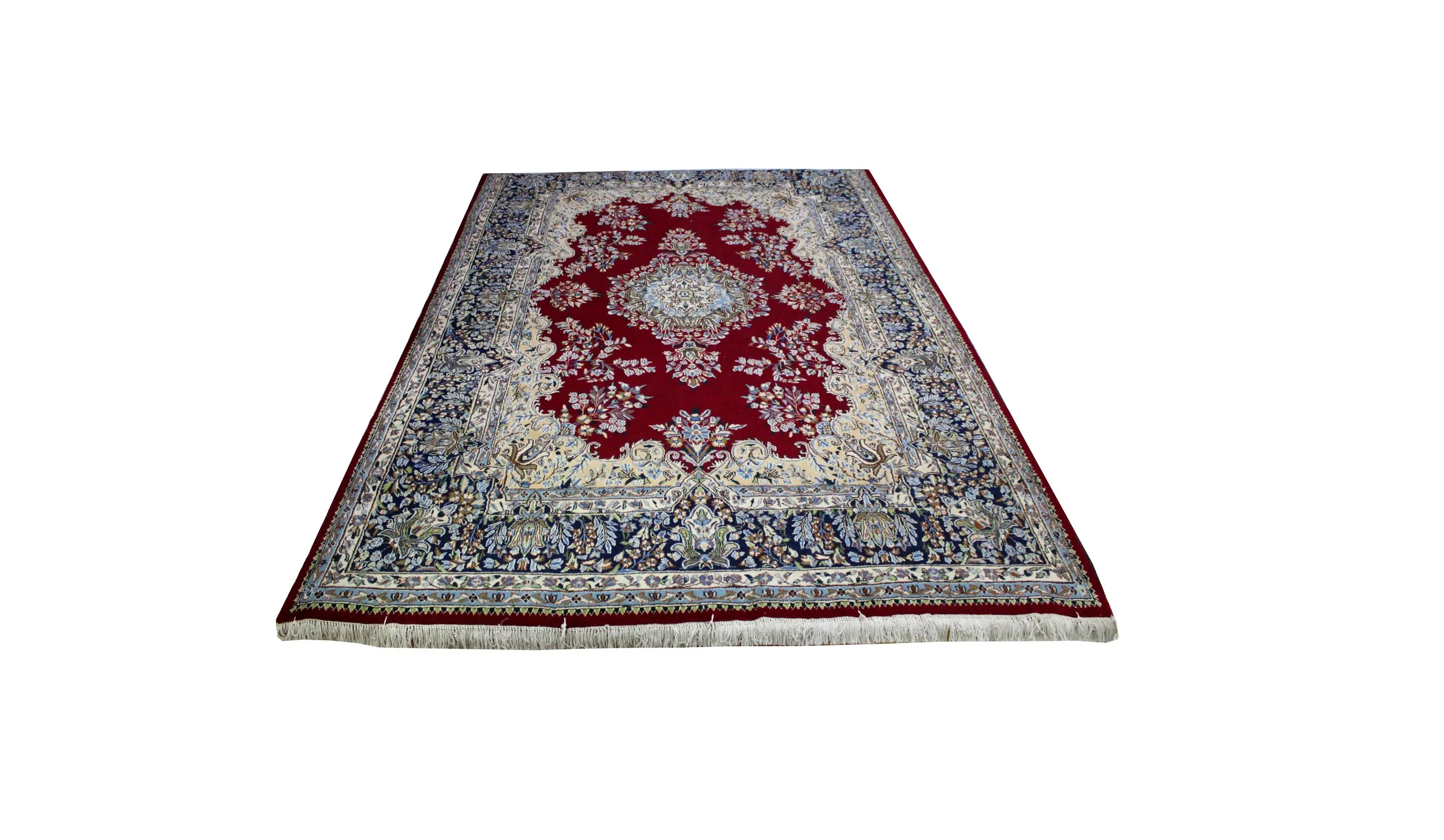 35664 IRAN KIRMAN WOOL 3.67X2.50MTR 12.1X8.3FT QR10,000..jpg