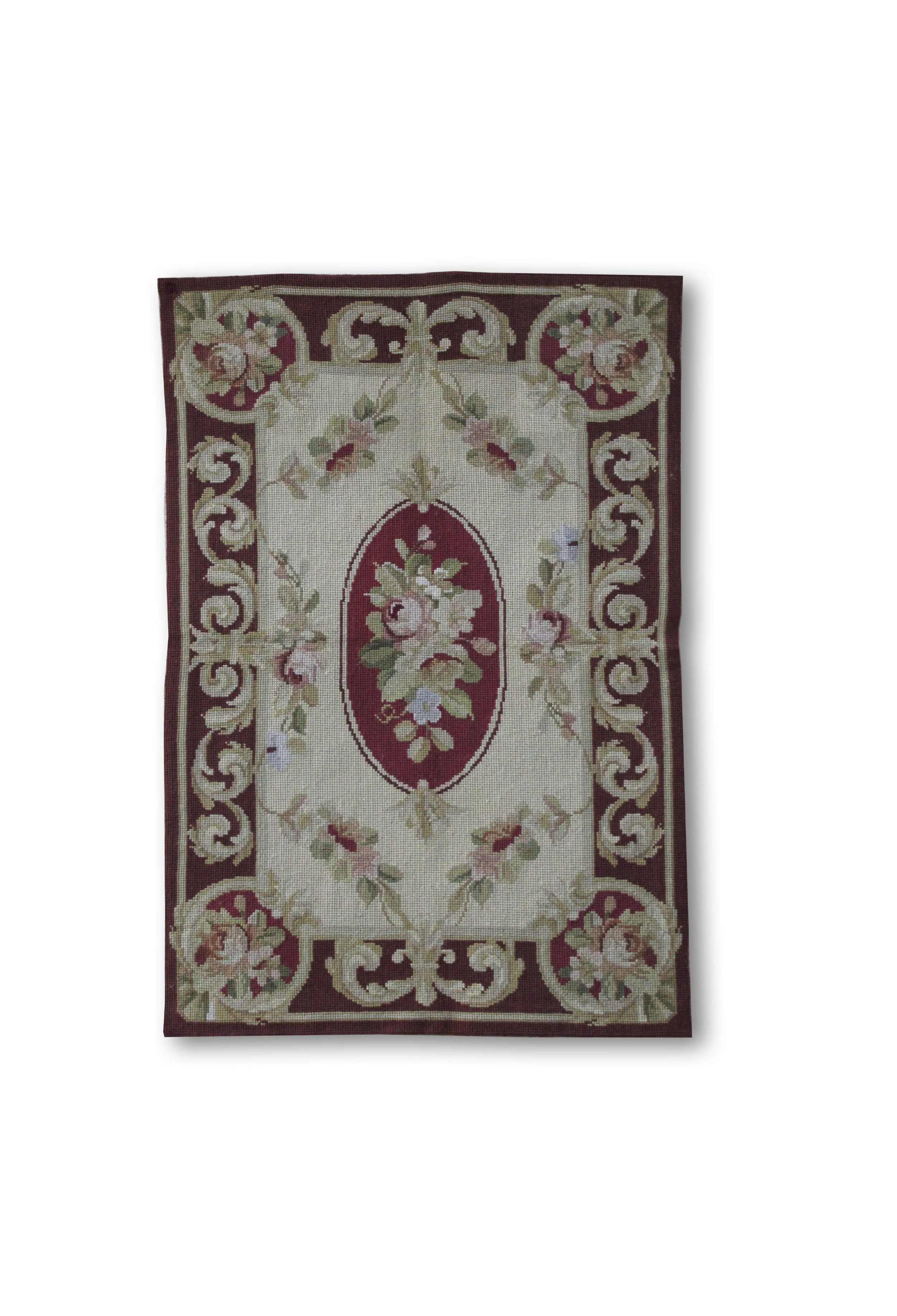 CN30 AUBUSSON TAPESTRY RUG 0.91X0.61MTR 3.0X2.0FT QR595