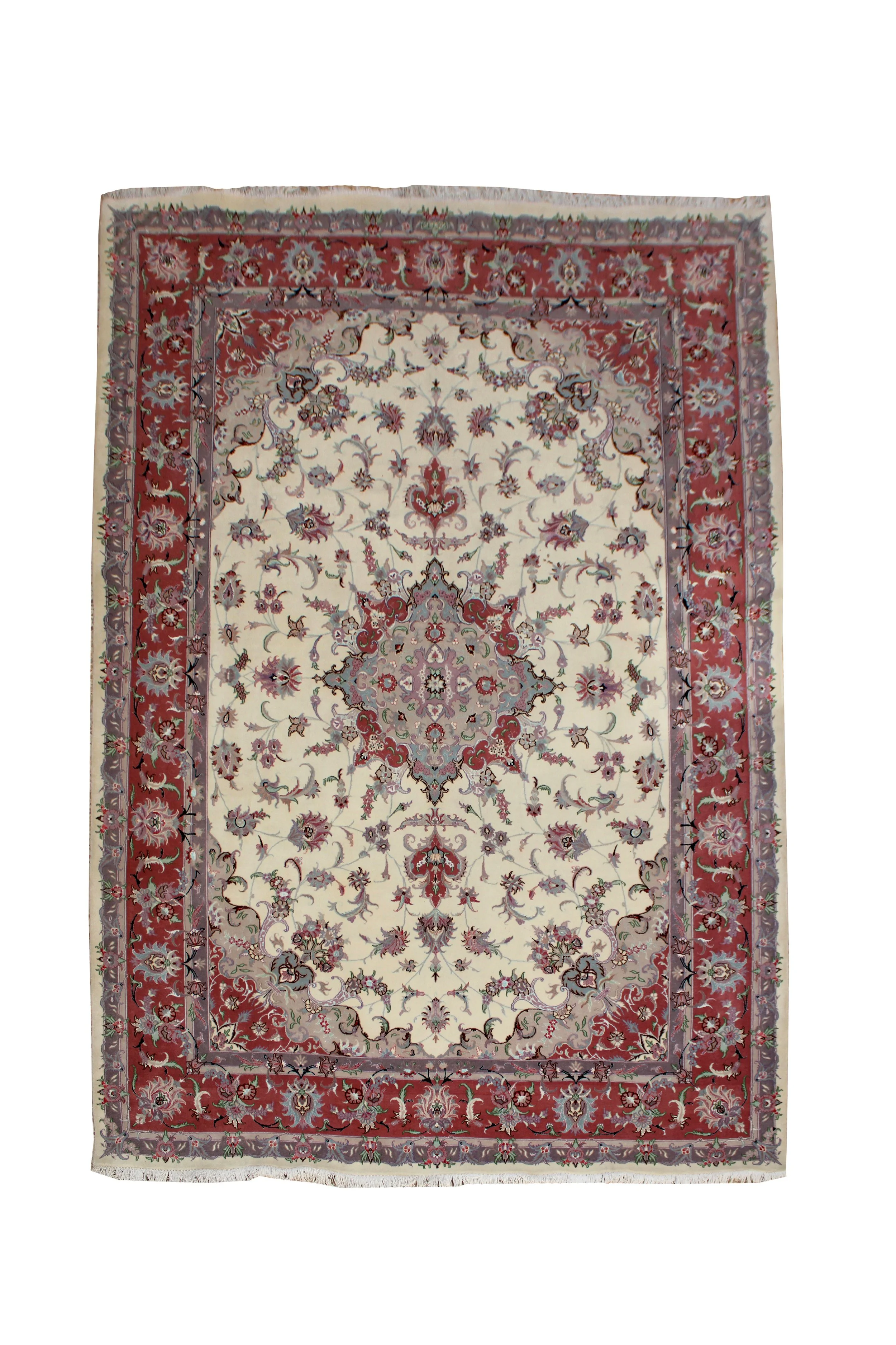 55323 IRAN TABRIZ FLORAL MEDALLION 3.35X2.44MTR 11.0X8.0FT QR45,000.jpg