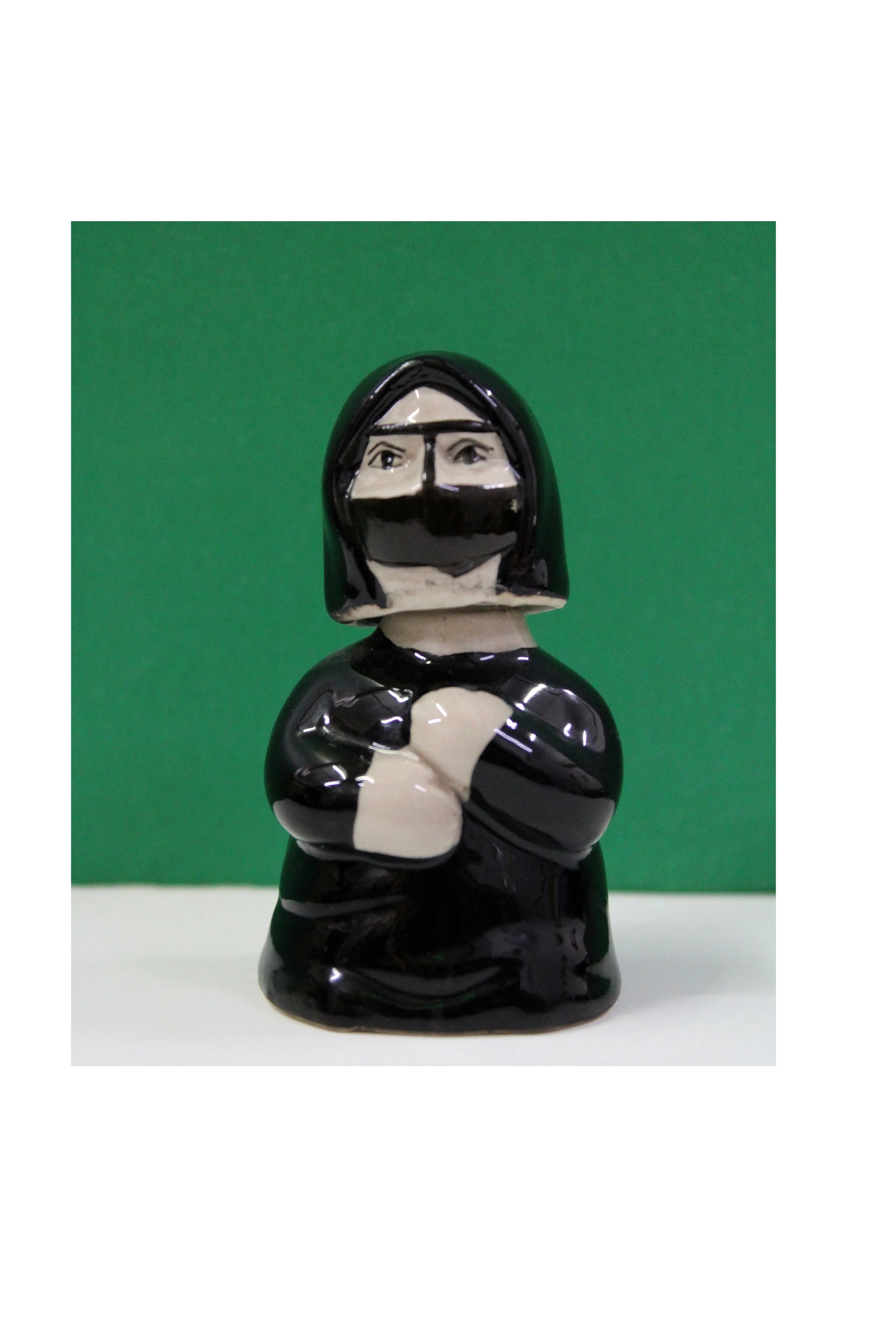 LH1281 CERAMIC ARAB DOLL BOBBLE HEAD QR15.