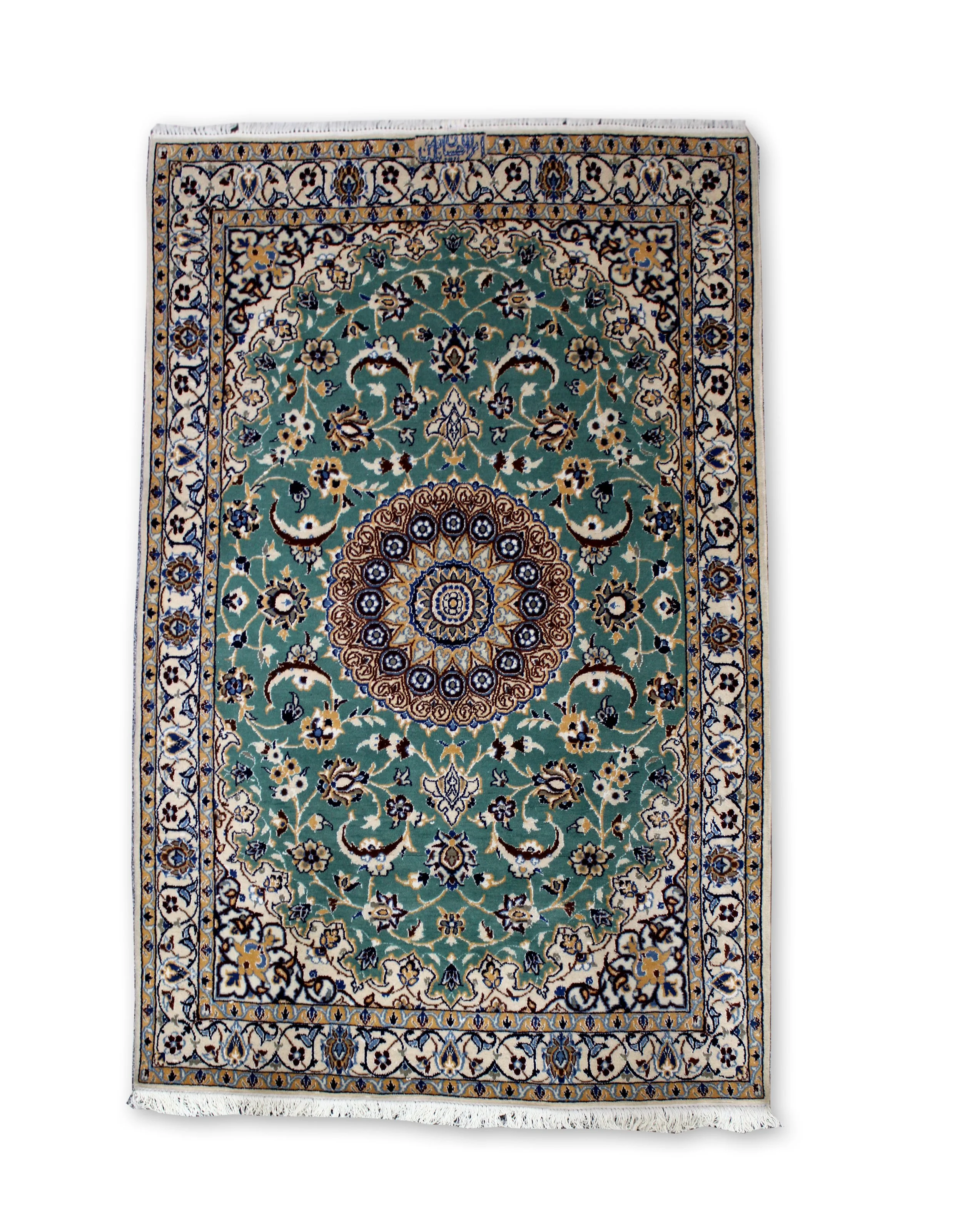37633 IRAN NAIN NOLA PART SILK 1.83X1.16MTR 6.0X3.10FT WAS QR3,500 NOW QR1,400 V