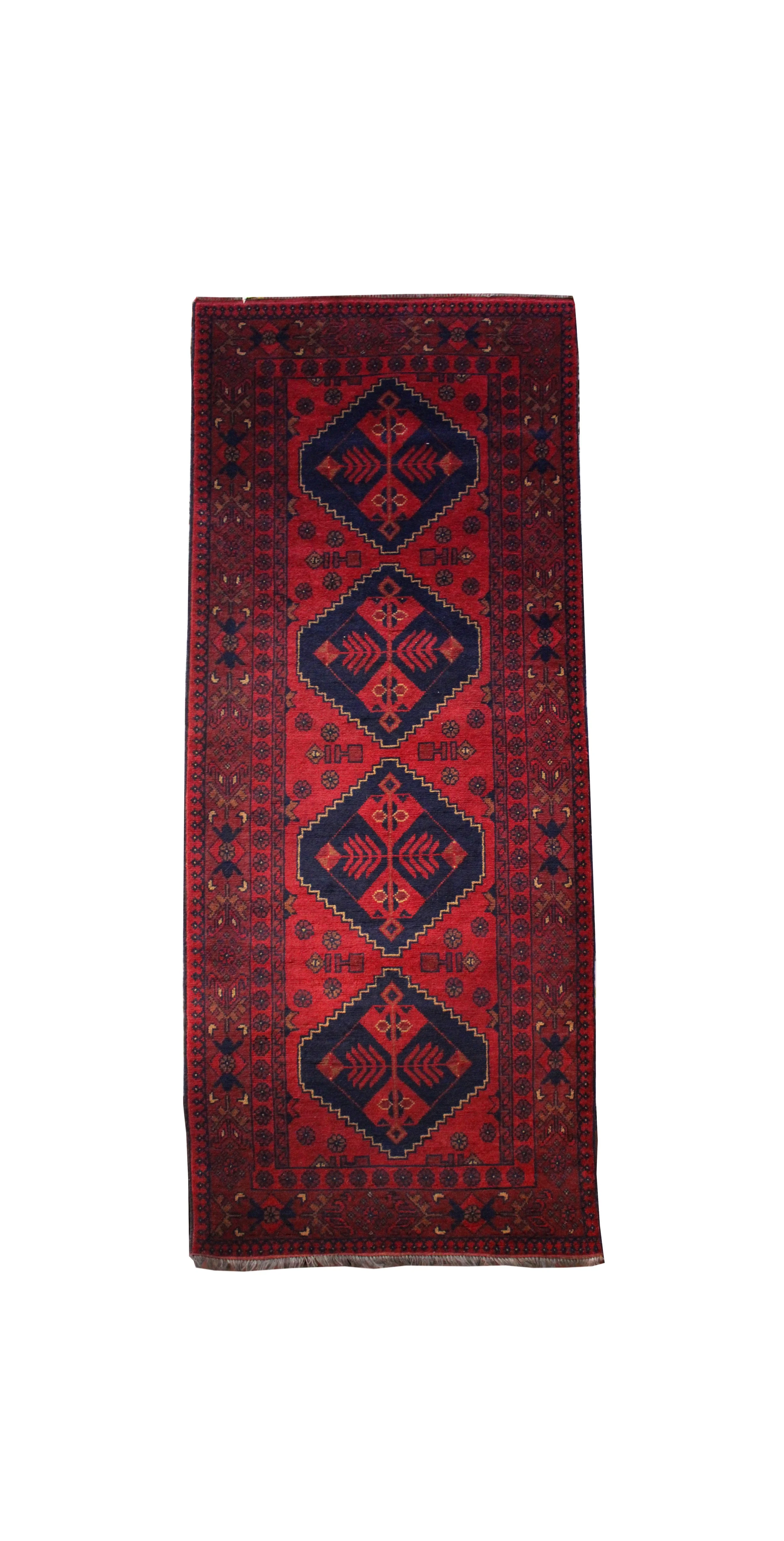 53643 TURKOMAN ANDKHOI RUNNER 1.95X0.80MTR 6.5X2.8FT QR1,800.