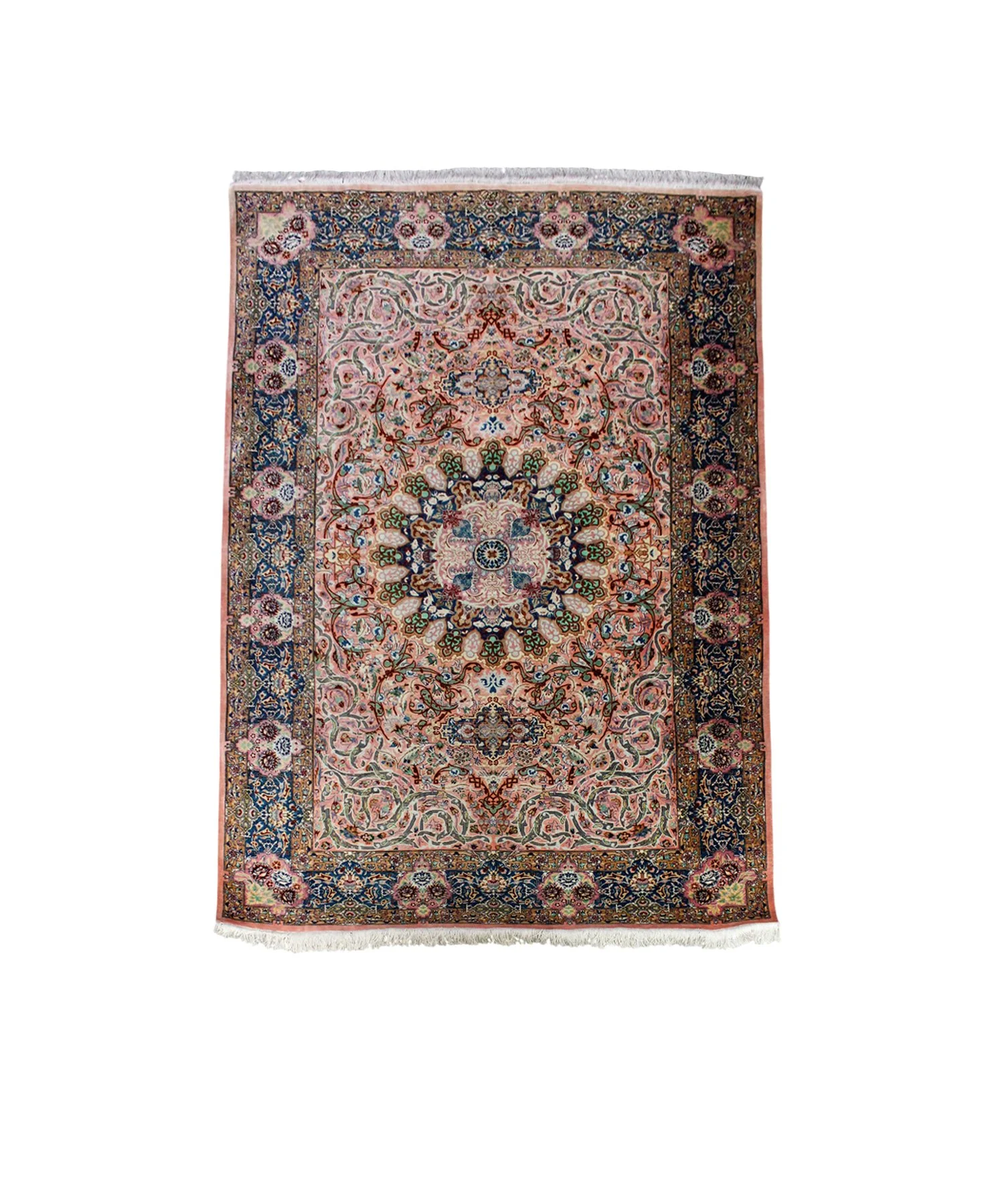 33437 IRAN QUM SILK MEDALLION 1.92X1.32MTRE 6.3X4.4FT QR29,975..jpg