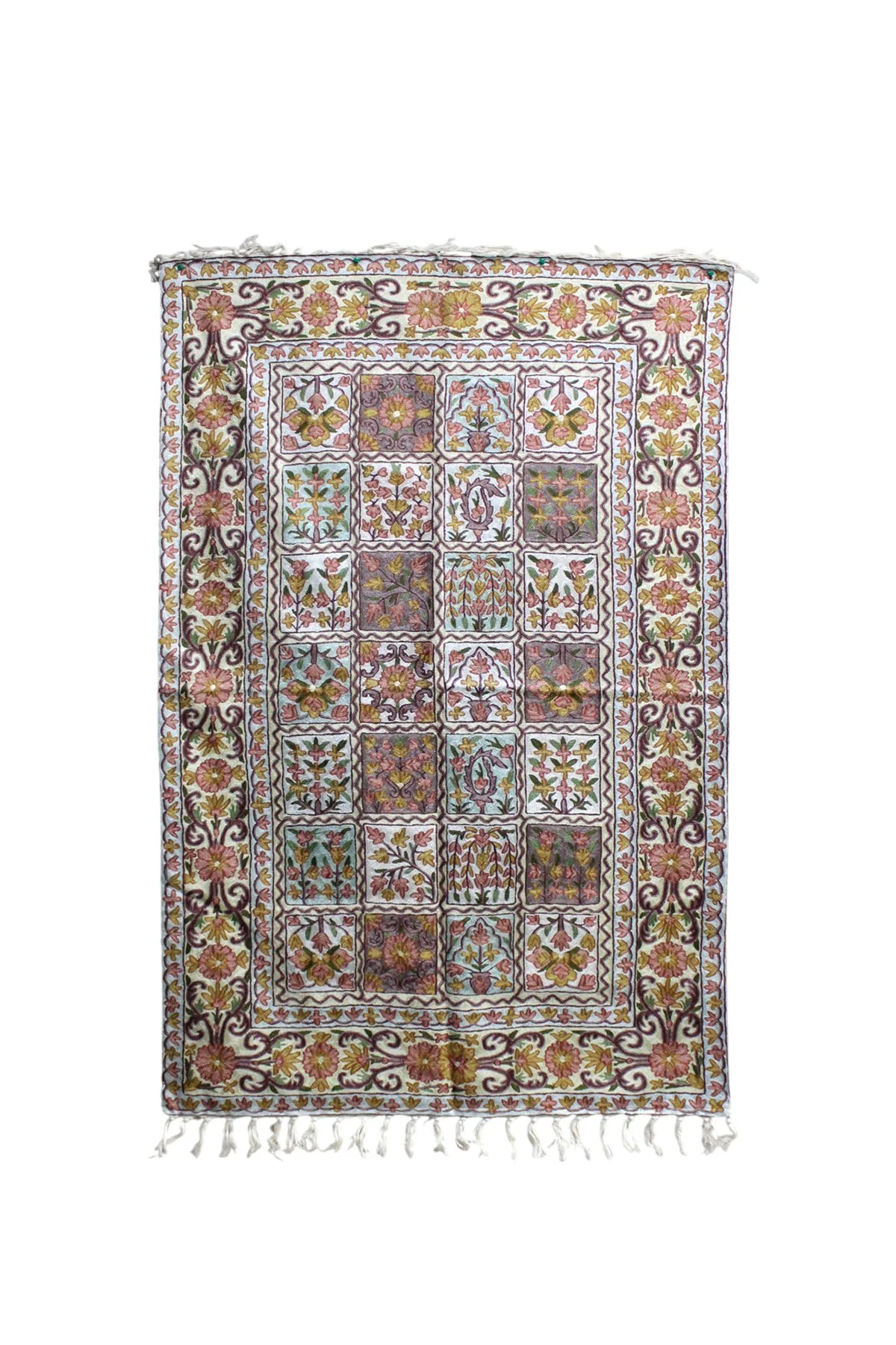 ICL34 CHAIN STITCH  EMBROIDERY  WALL HANGING  SIZE:152X91CM QR 595