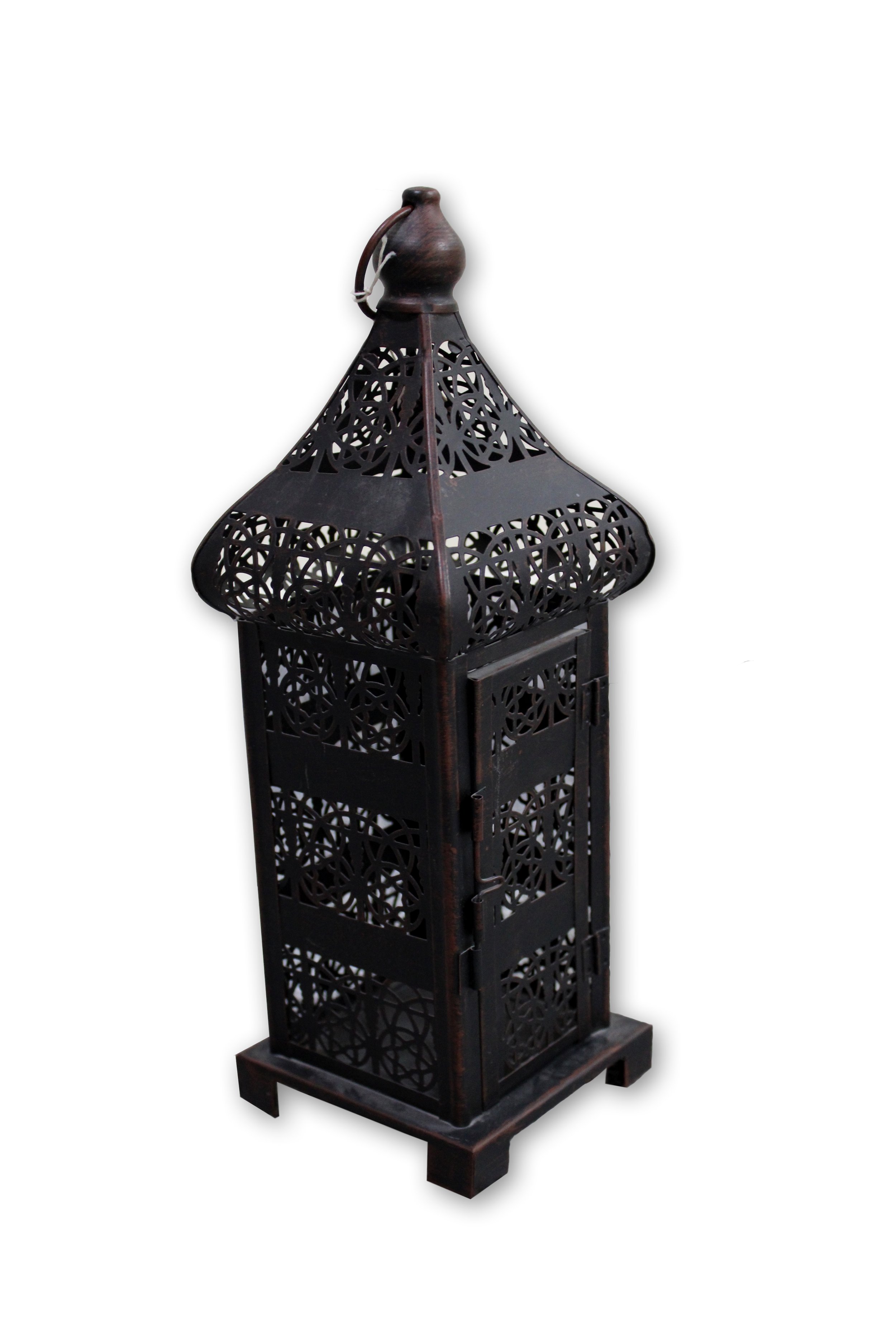 2097-2 ARABIC JALI LANTERN  SIZE:H:35XW:11CM QR145