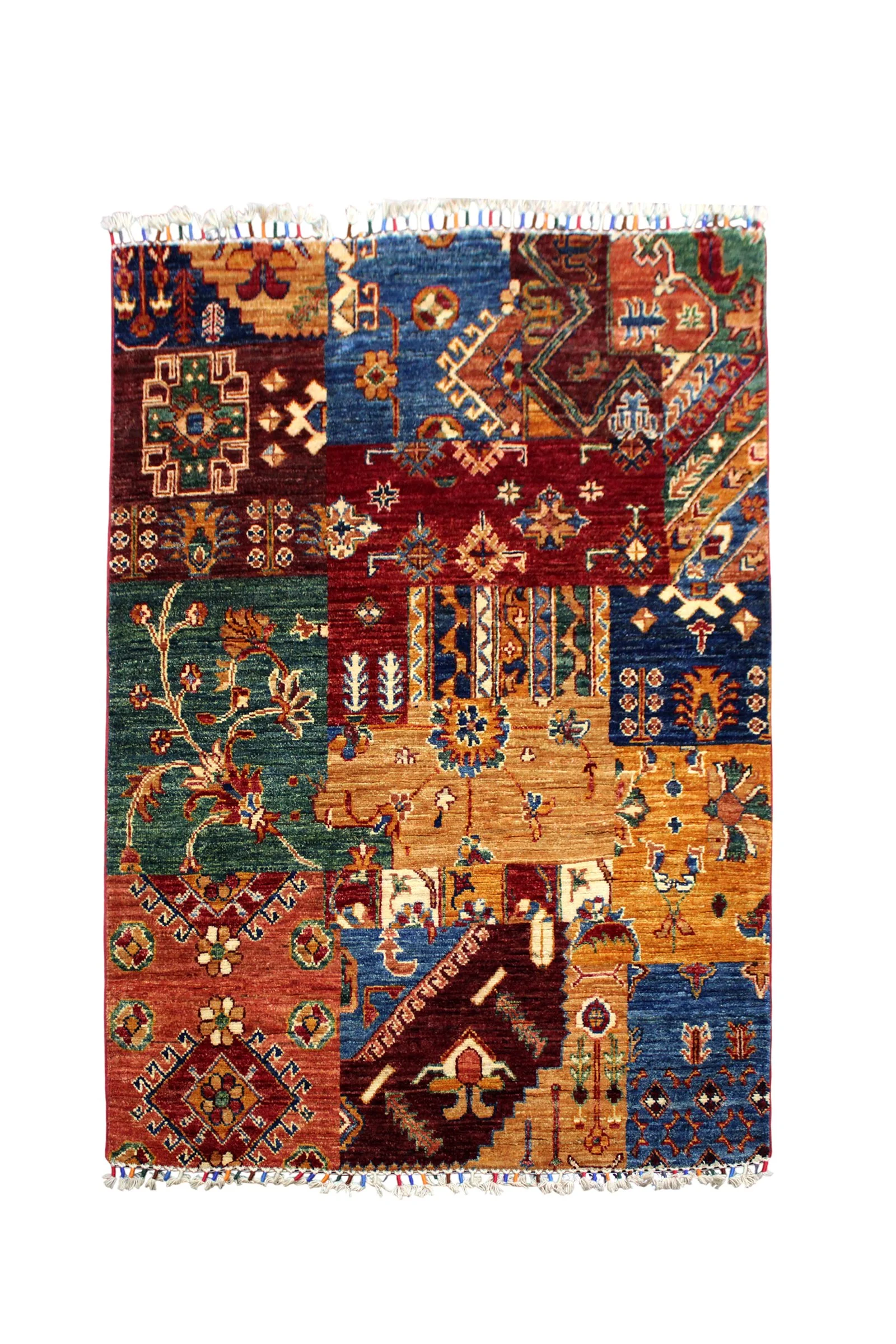 57524 TURKOMAN PATCH WORK 1.48X1.03MTR 4.10X3.4FT QR3,975.jpg
