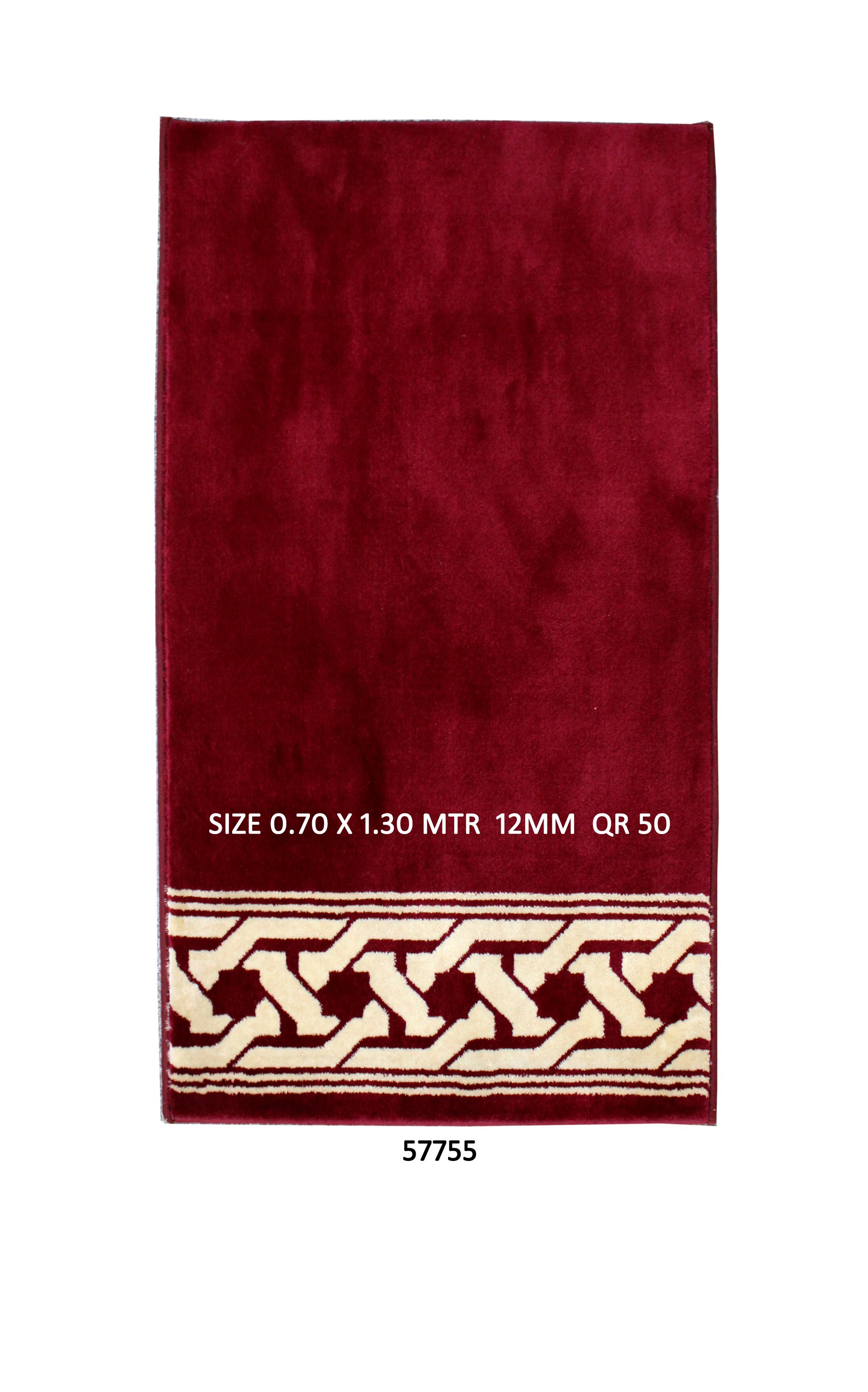 57755 MOSQUE CARPET 12MM SIZE 0.70 X 1.30 MTR QR 50 A.jpg