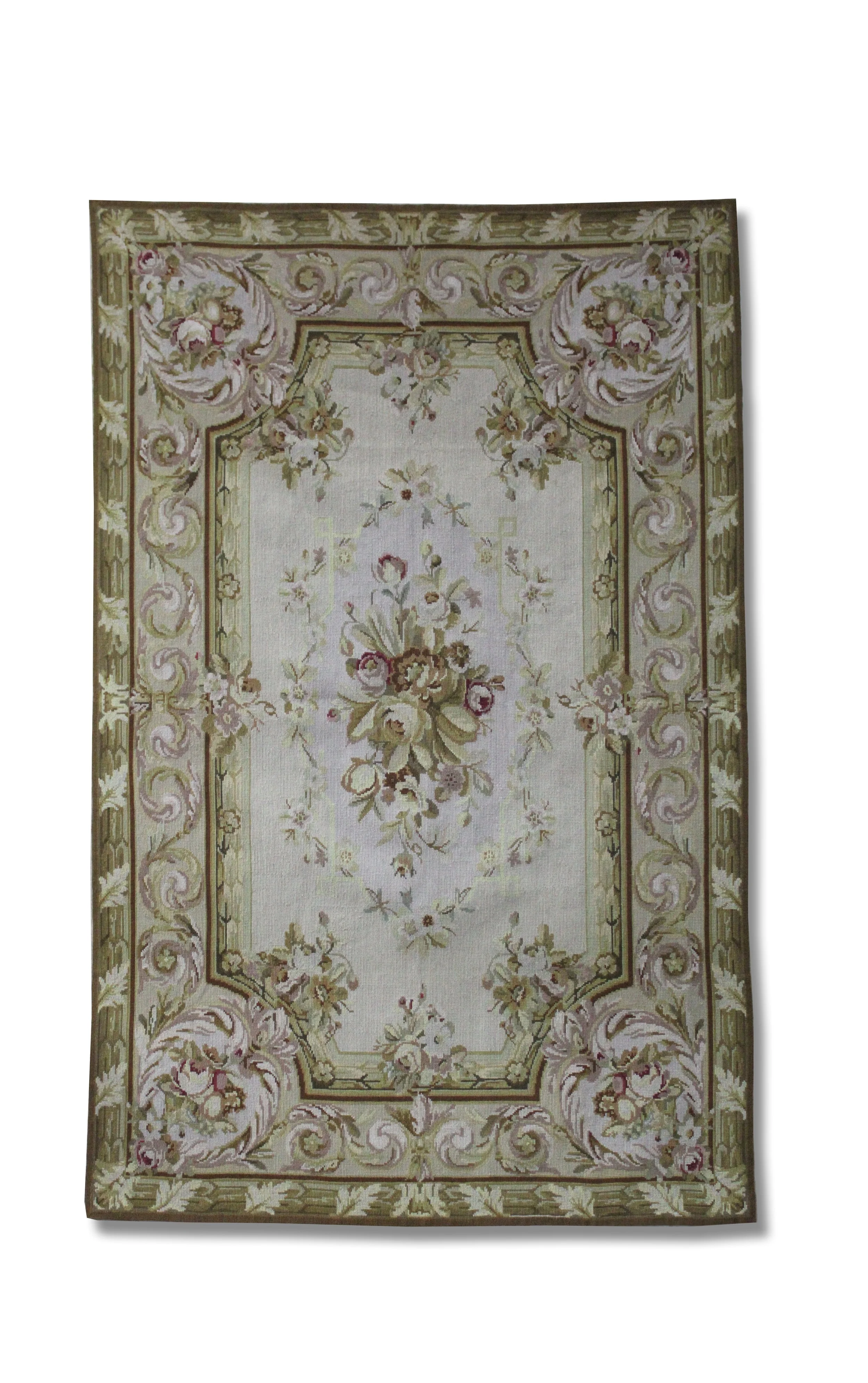 CN080 AUBUSSON TAPESTRY RUG 1.83X1.22MTR 6.0X4.0FT QR2,200.