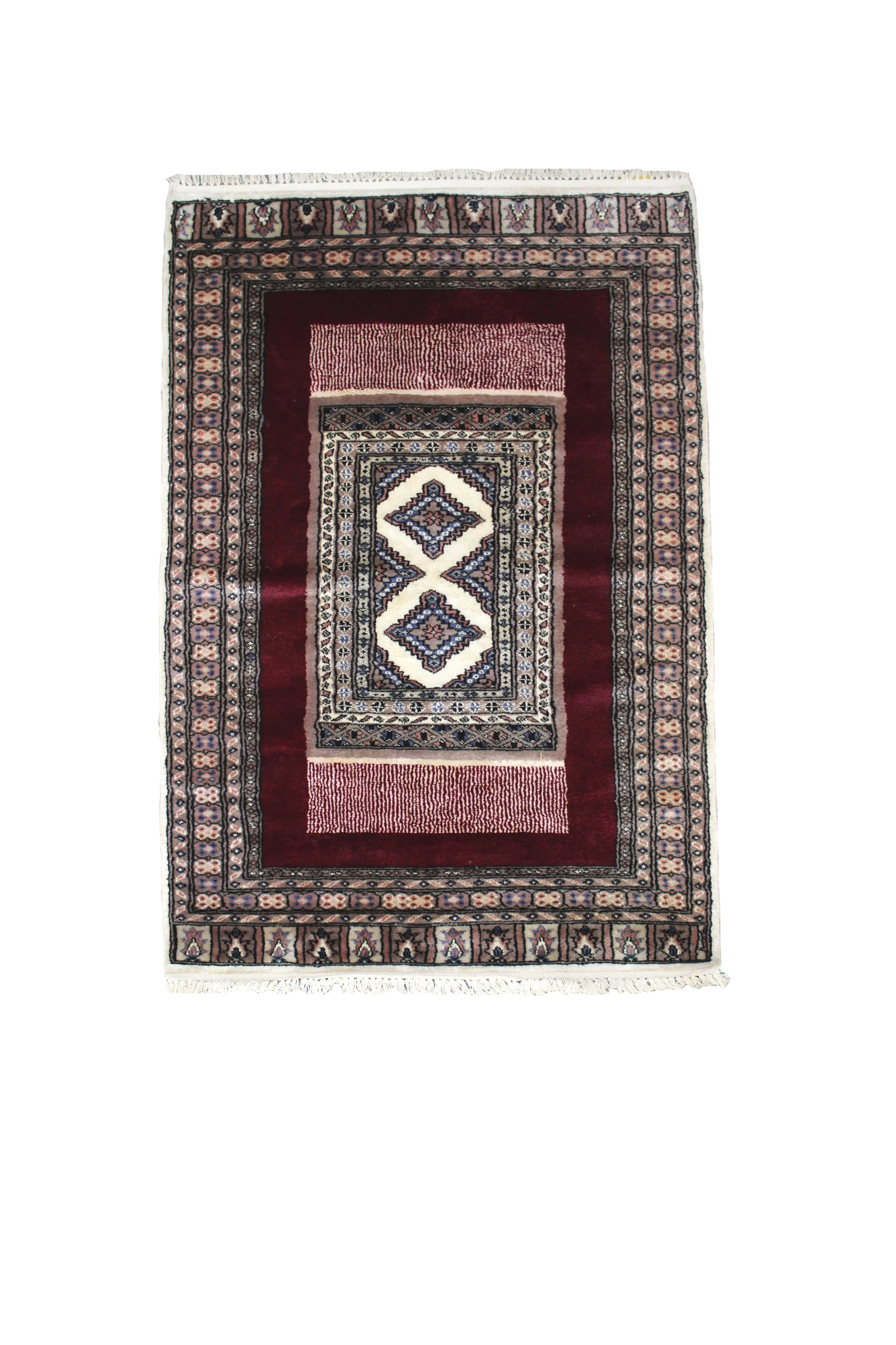 54829 PAK KASHMIR PART SILK CARPET IN CARPET SIZE 1.43X0.94MTR 4.7X3.1FT QR1,650