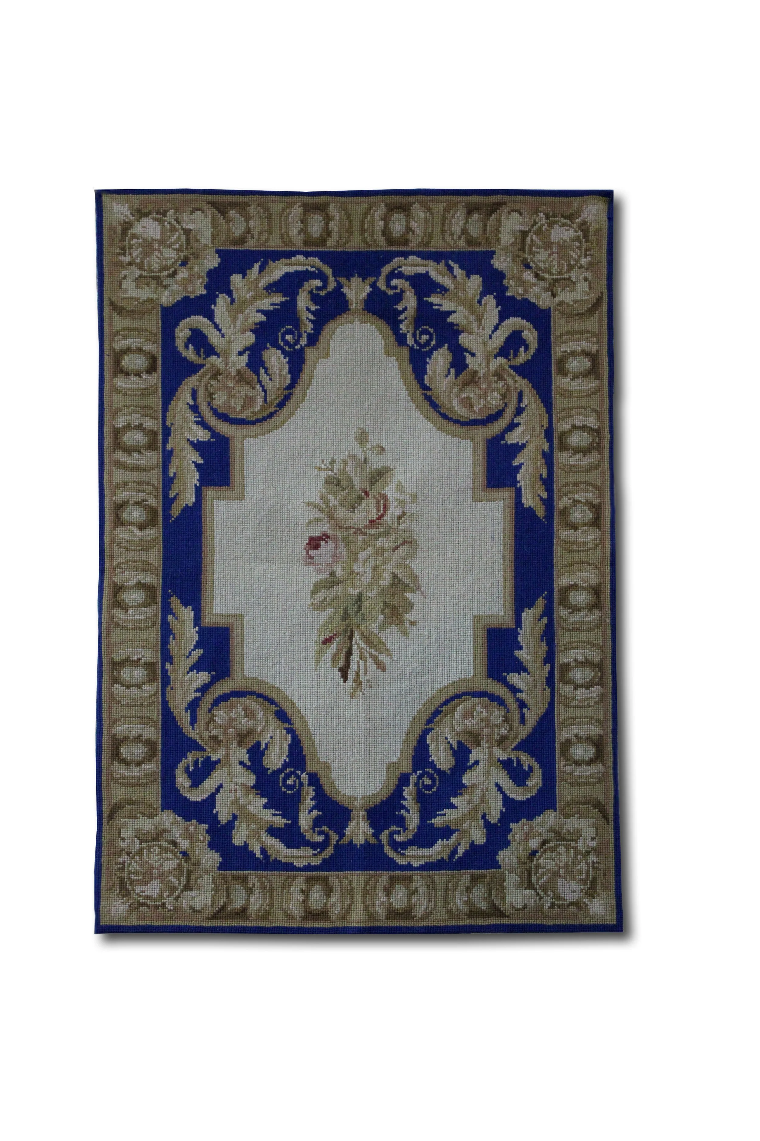 CN30 AUBUSSON TAPESTRY RUG 0.91X0.61MTR 3.0X2.0FT QR595