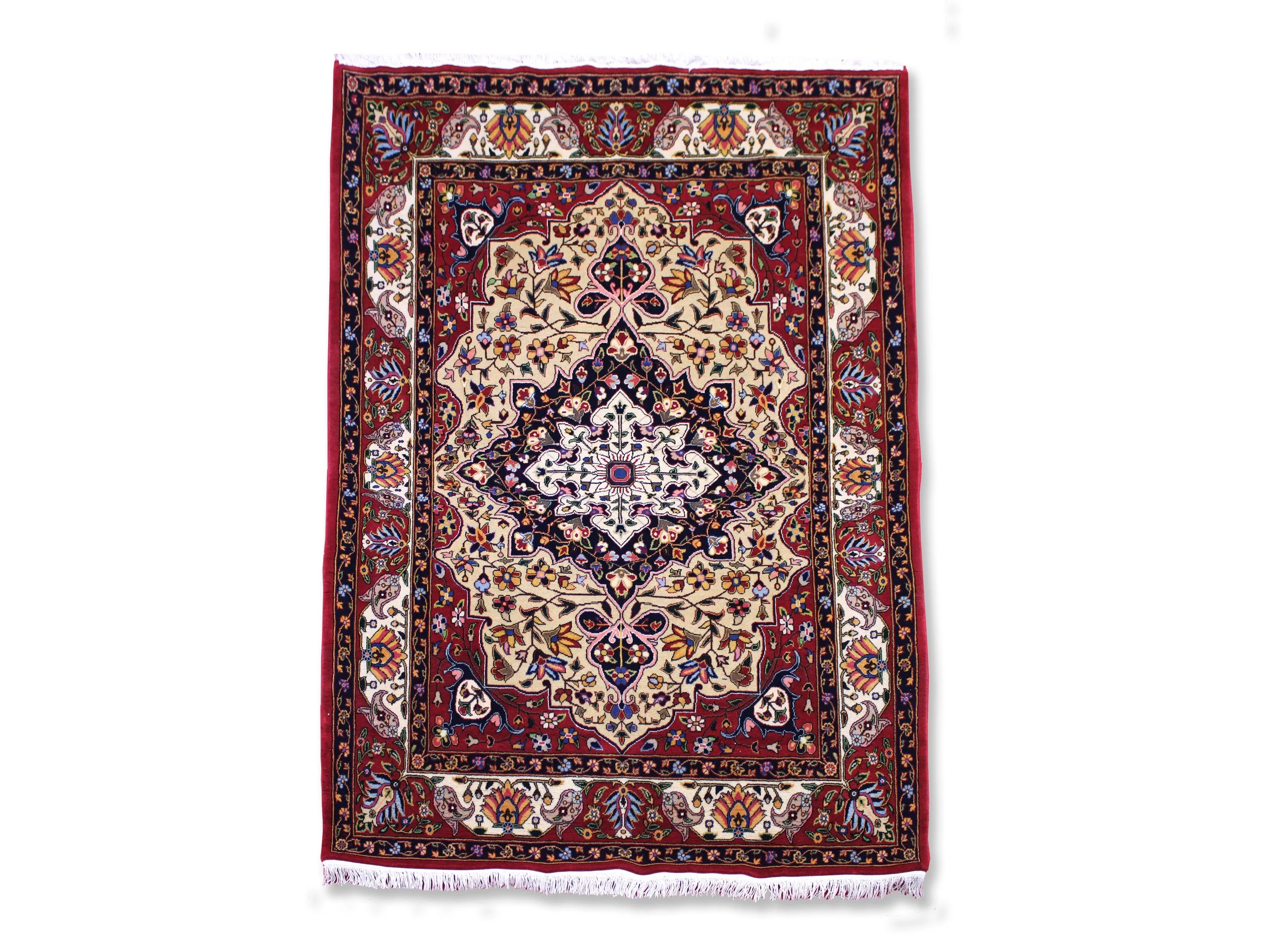 55641 IRAN BAKHTIAR FLORAL MEDALLION 2.16X1.63MTR 7.1X5.4FT QR15,500.jpg