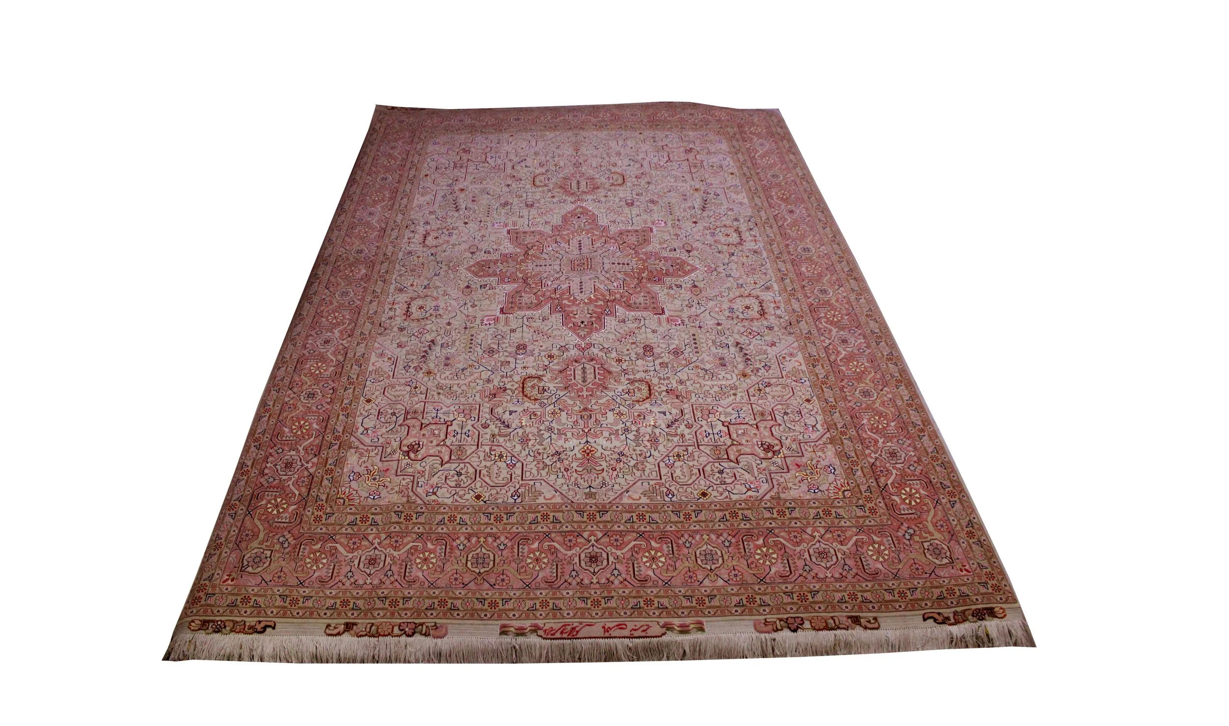 46115 IRAN TABREZ PART SILK  HERIZ DEISGN 3.55X2.51MTR 11.8X8.3FT QR52,750..jpg