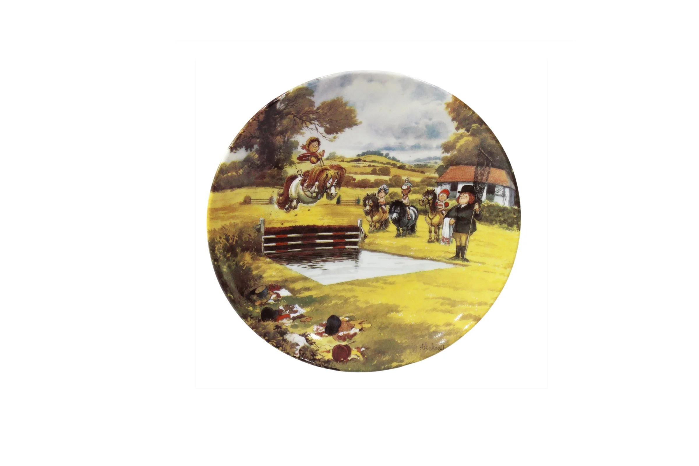 ANC562L3 VINTAGE CERAMIC PLATE SIZE19X19CM QR45.jpg