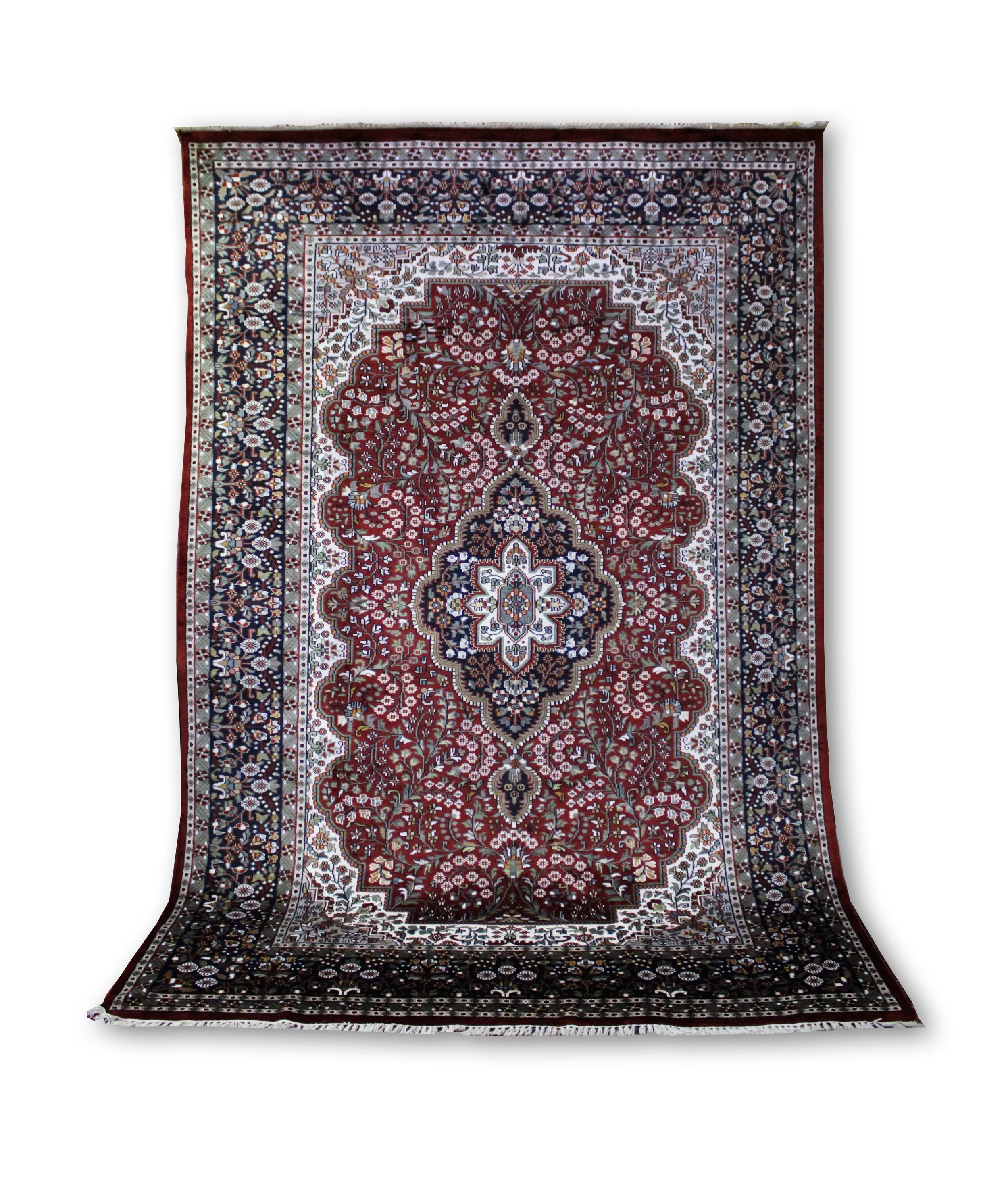 55500 INDIAN JAIPUR ART.SILK 3.23X2.03MTR 10.7X6.8FT QR8,400