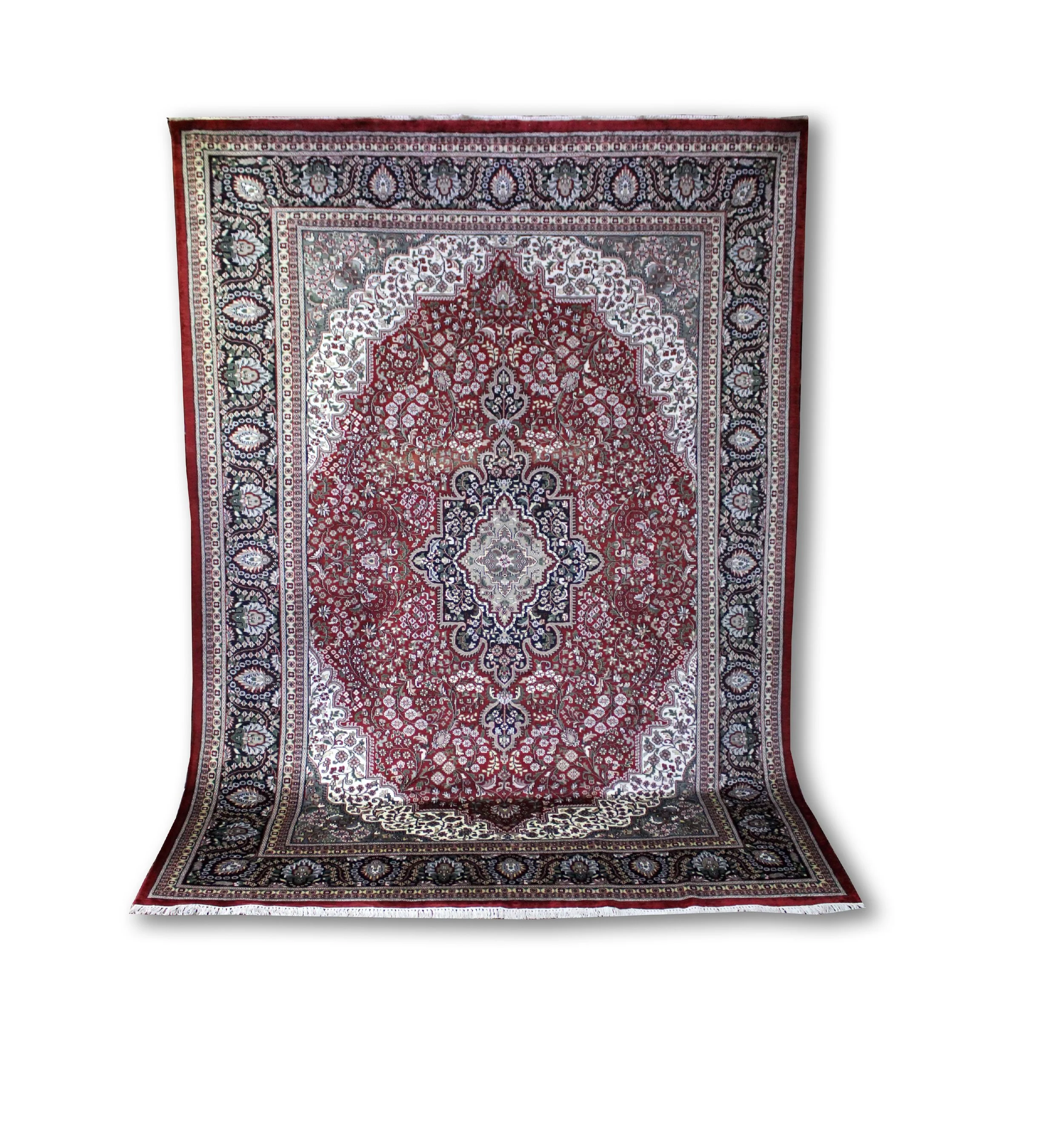 53175 INDIAN JAIPUR ART SILK 3.28X2.47MTR 10.9X8.1FT QR10,140.