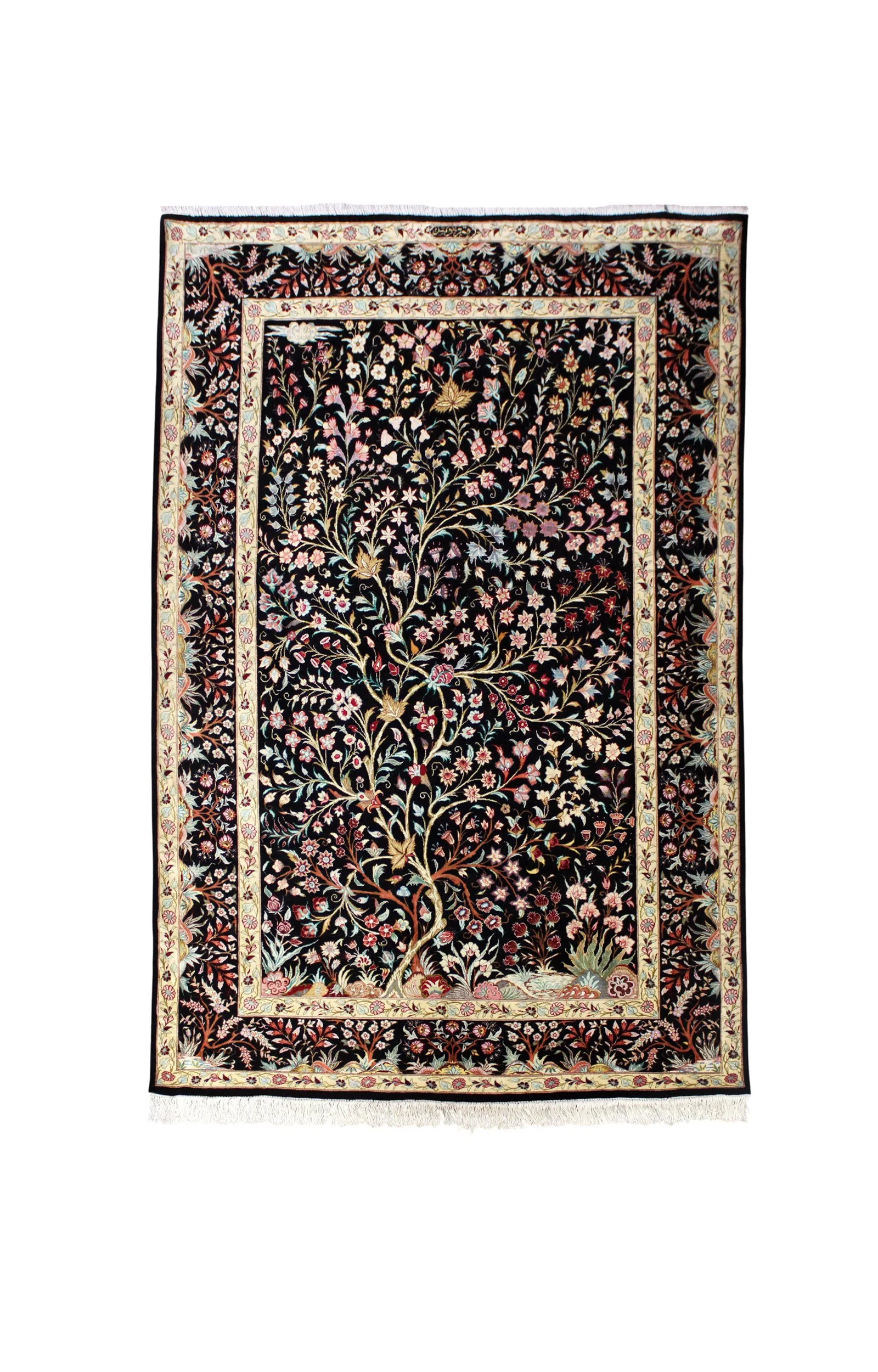 48173 IRAN QUM SILK TREE OF LIFE 1.69X1.22MTR 6.3X4.1FT QR34,000..jpg