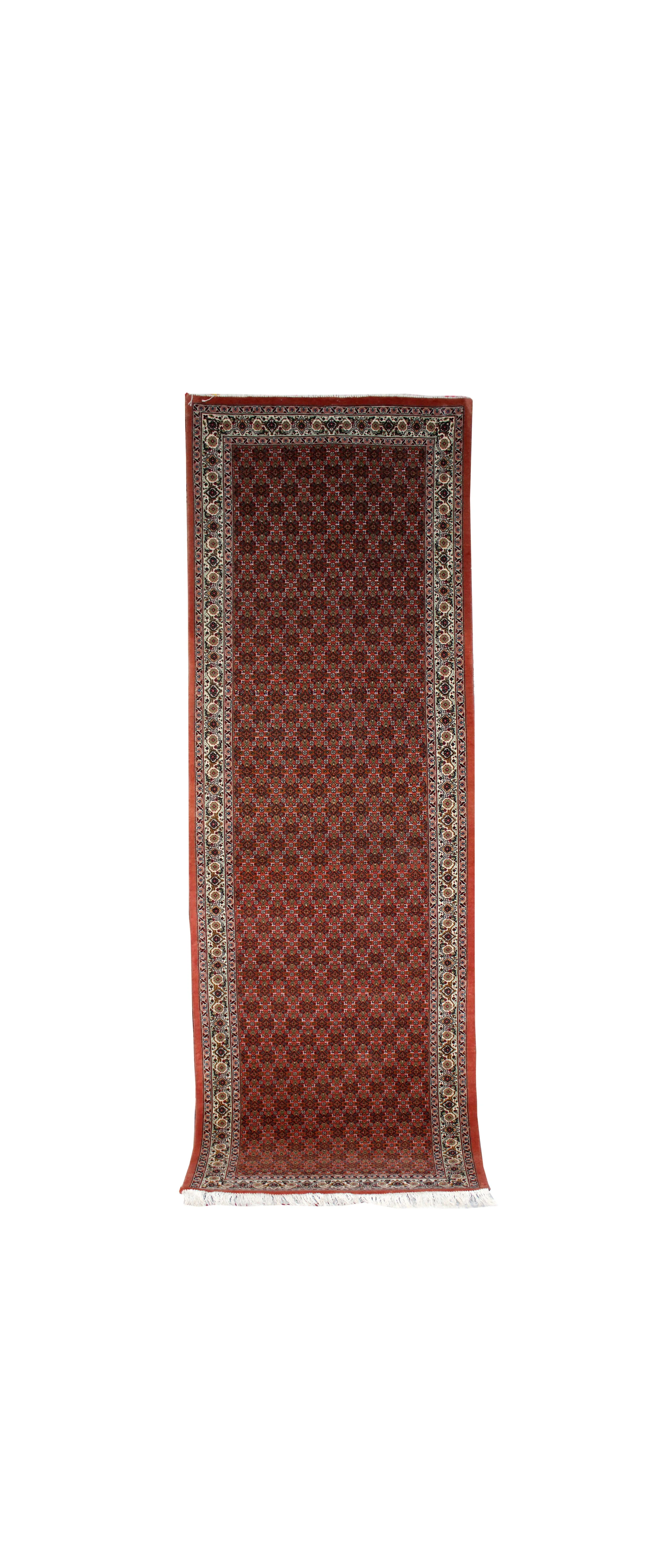 45278 IRAN TABRIZ PART SILK RUNNER 2.92X0.86MTR 9.7X2.10FT QR13,995.