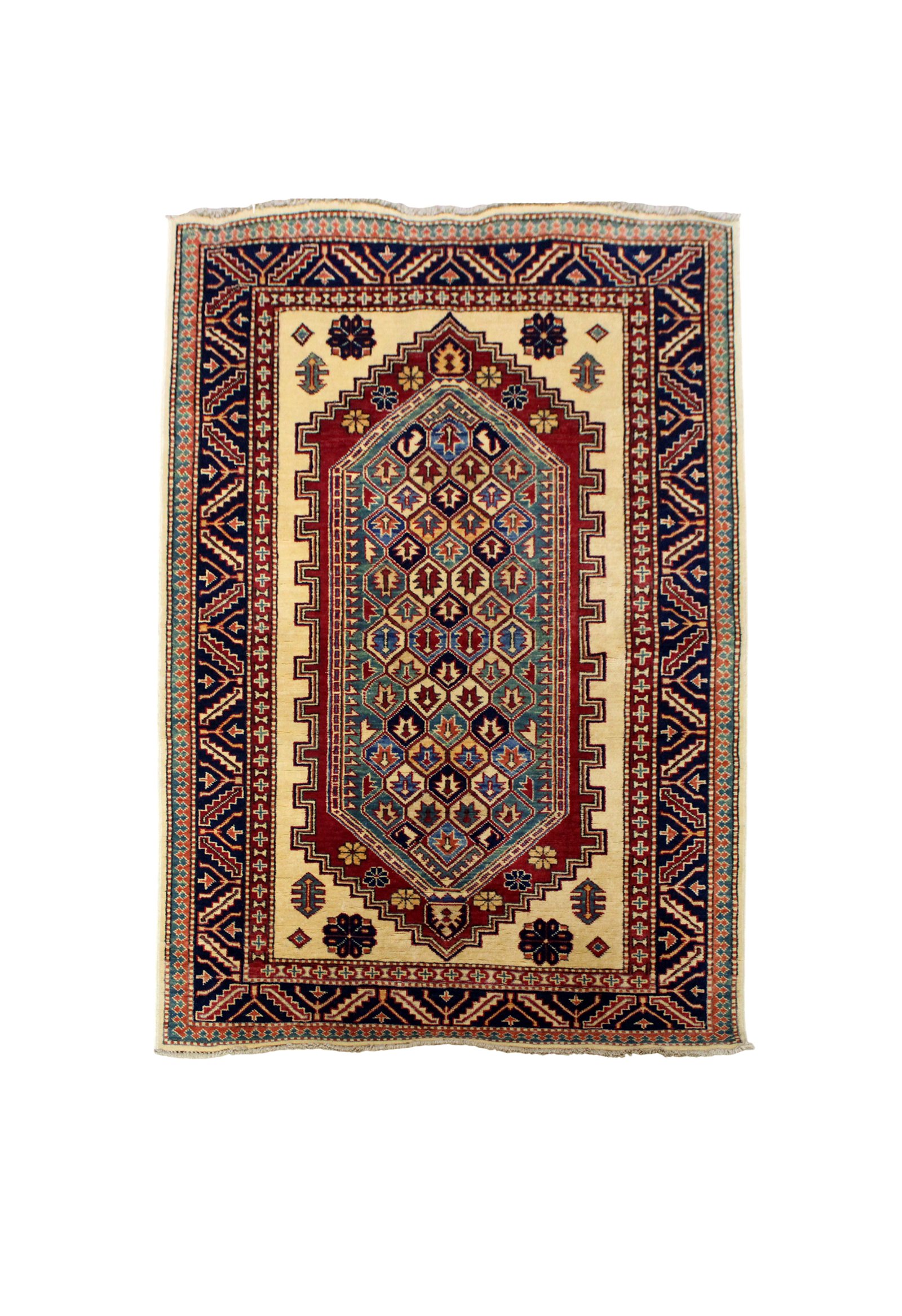 49750 TURKOMAN CAUCASIAN SHIRVAN 1.50X1.07MTR 4.11X3.6FT QR3,360.jpg