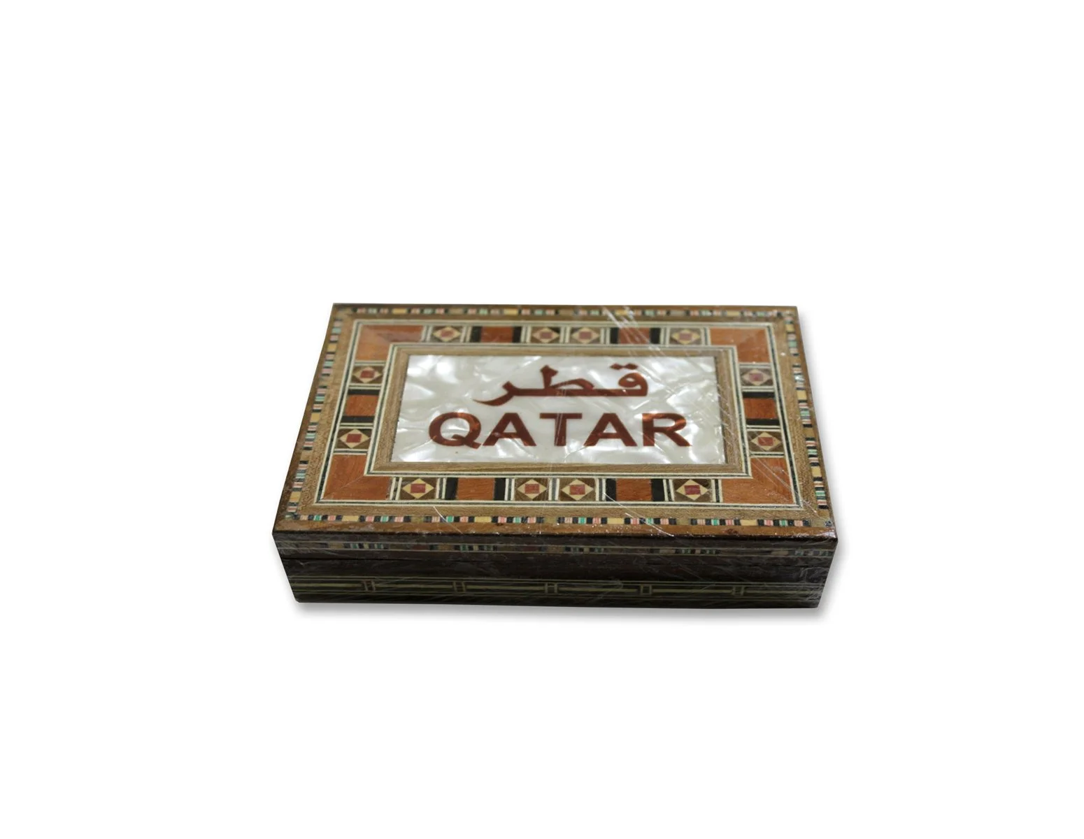 SY501 - SYRIAN MOSAIC BOX QATAR SIZE:L13.5xW10CM QR50.