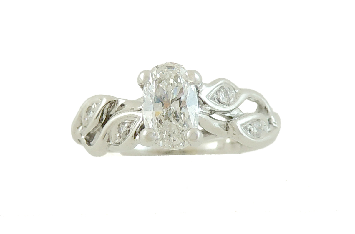 Modern Leaf Ring