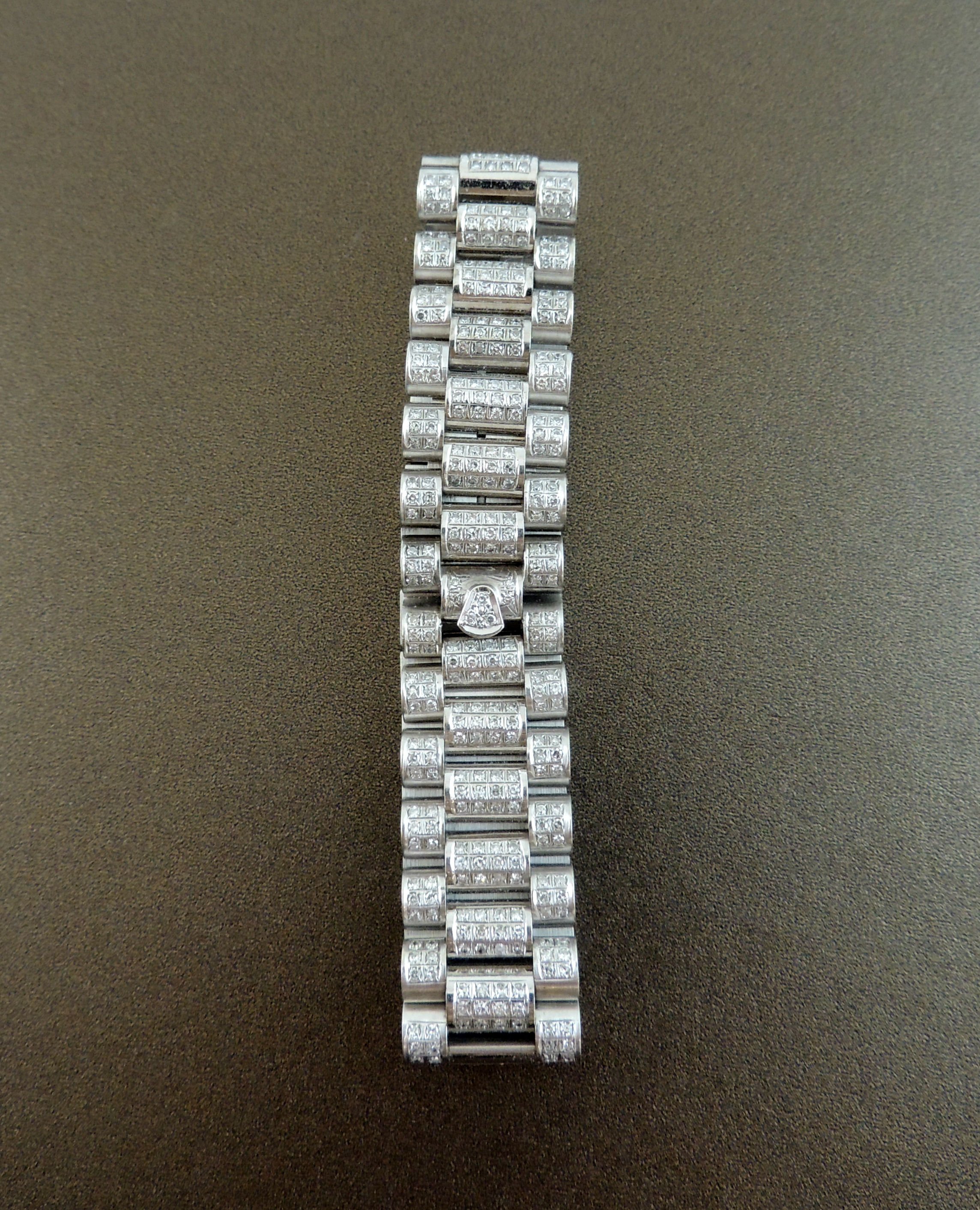 rolex style bracelet with diamonds