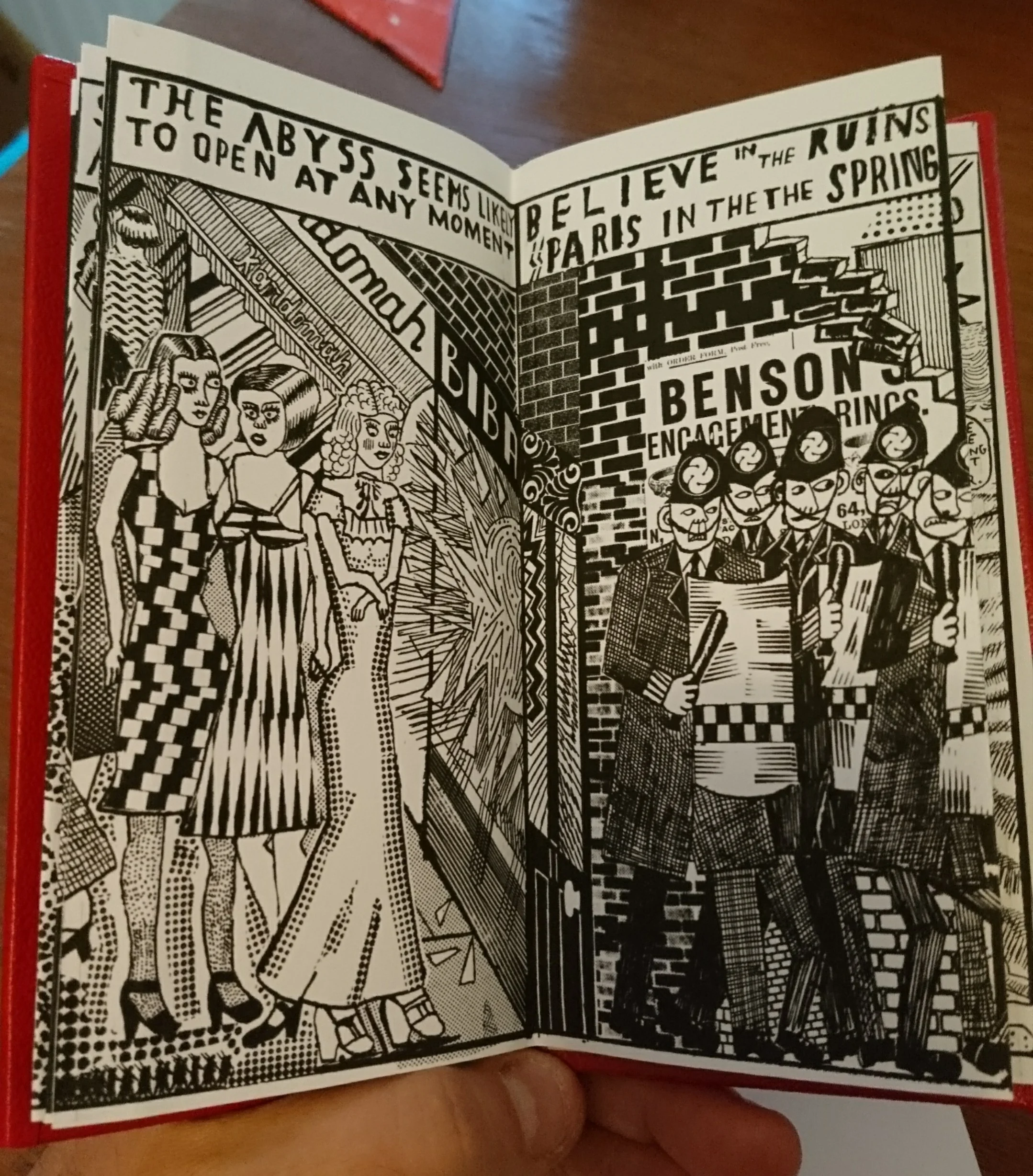 Souvenir of the Future - concertina book