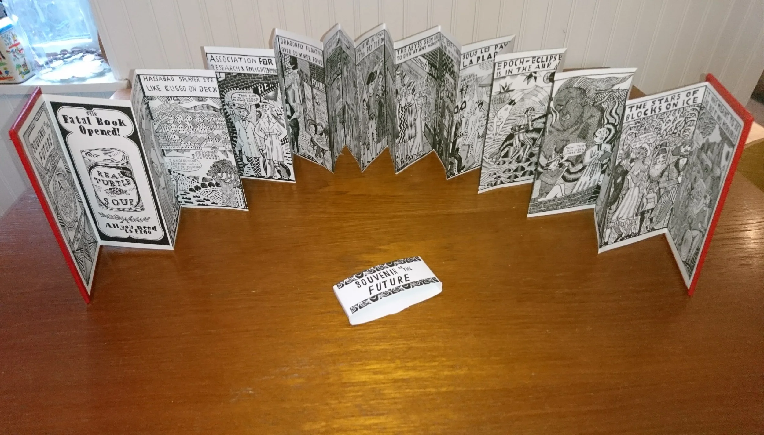 Souvenir of the Future - concertina book