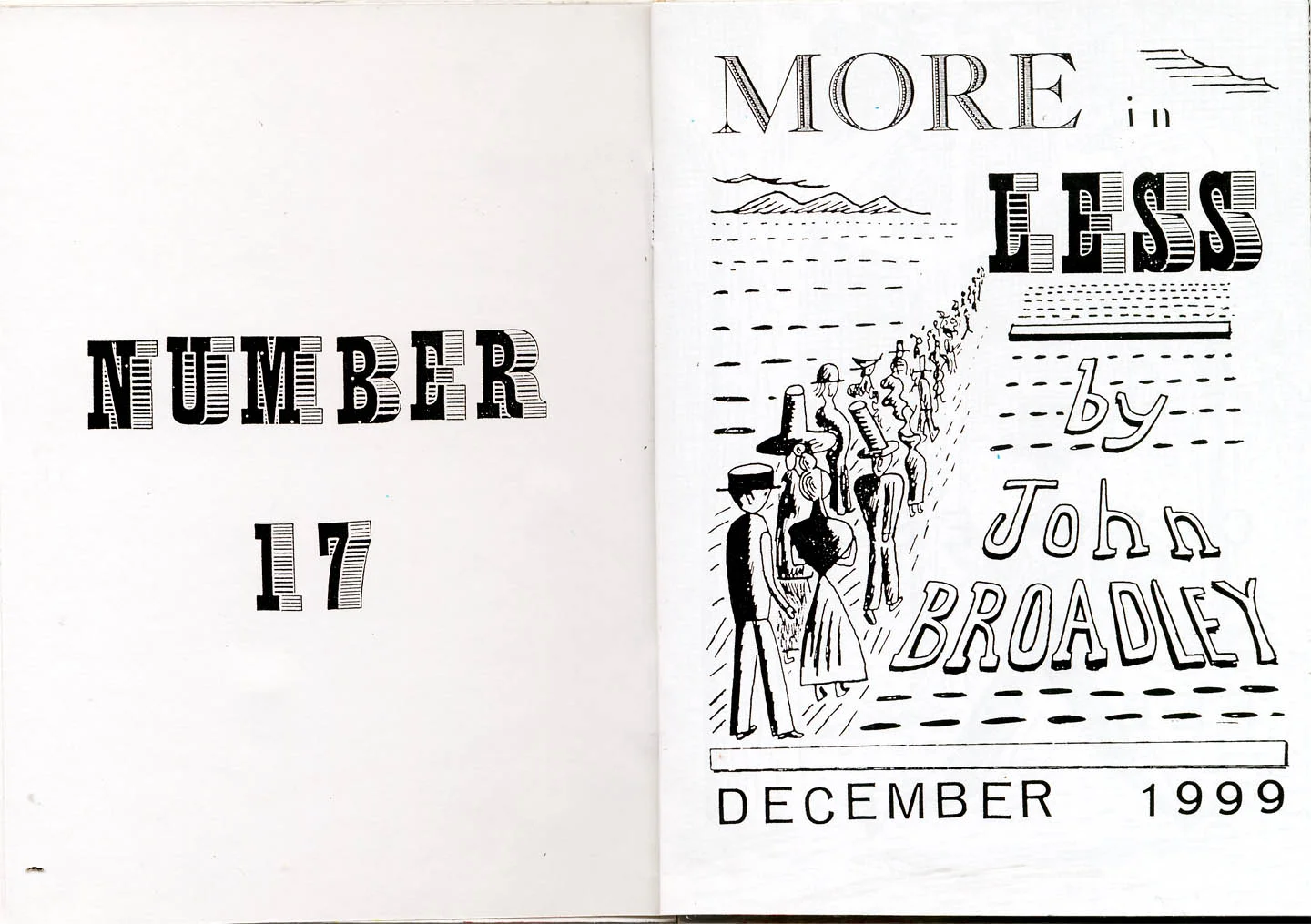 Title page from 'More in Less' 1999