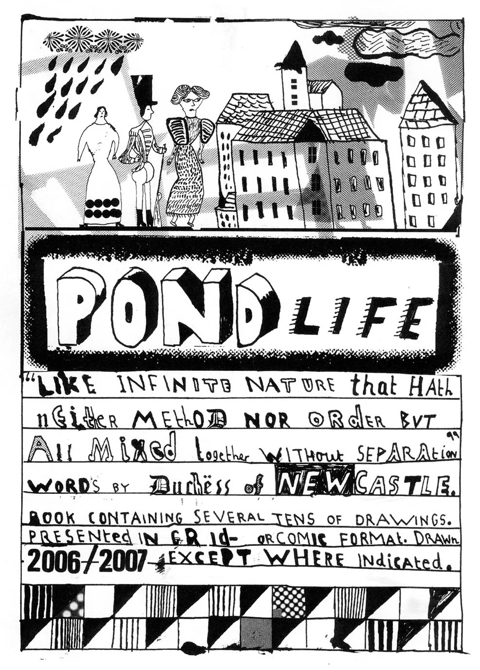 Title page from 'Pond Life' 2007