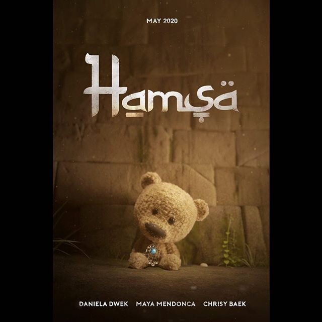 👋🏽Salam everyone! Hamsa Team here🧿 We hope everyone is doing well. Here&rsquo;s the poster for our film 🧸hope you like it and we can&rsquo;t wait to share our film with you ✨
&bull; &bull;
&bull;
#svacomputerart#hamsa#hamsathesis#shortfilm#3d#3da
