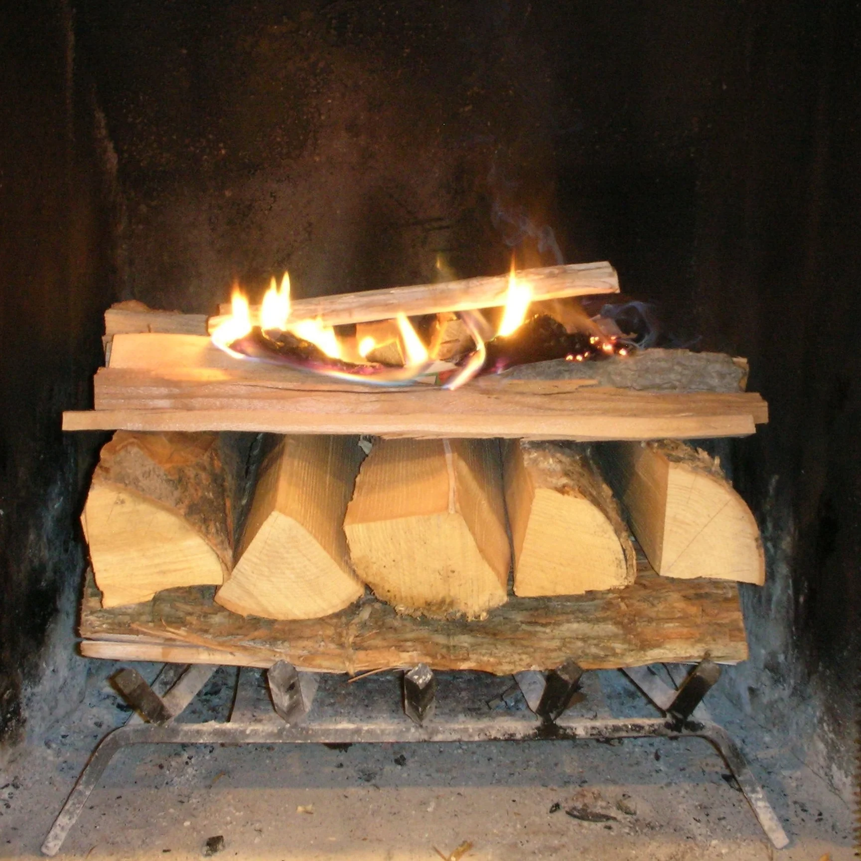 Build a top-down fire — Burn Right Vermont