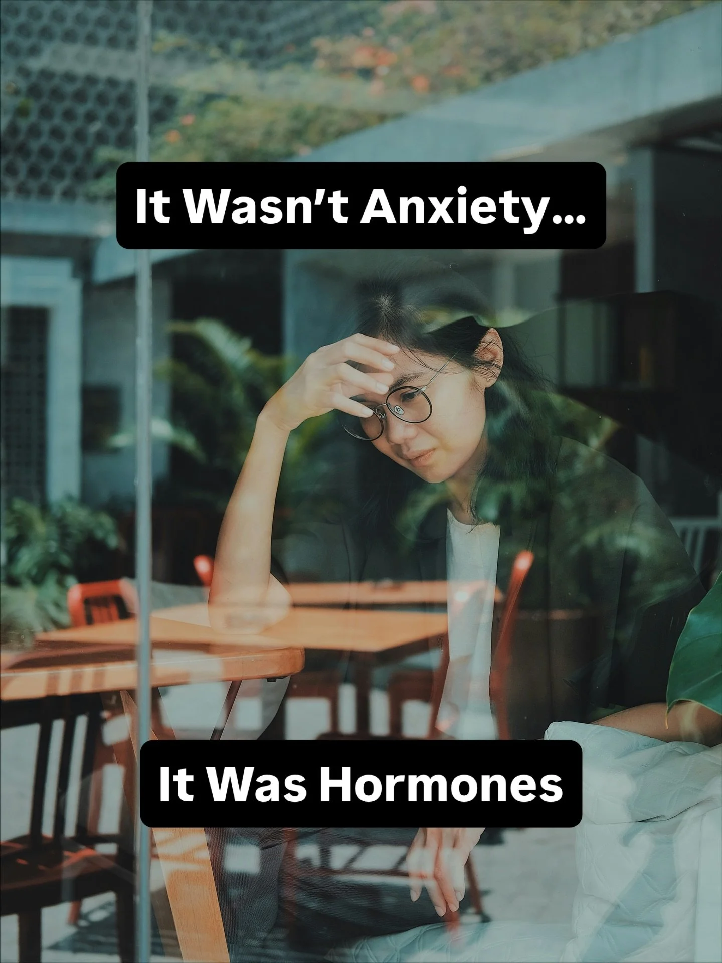 IT WASN&rsquo;T HER ANXIETY.

She came in in her mid 40s with a body that felt out of control. Heart racing out of nowhere. Sudden waves of dread. Waking at 3 a.m. wired and sweating.

Her doctor kept calling it &ldquo;anxiety.&rdquo; First an SSRI. 