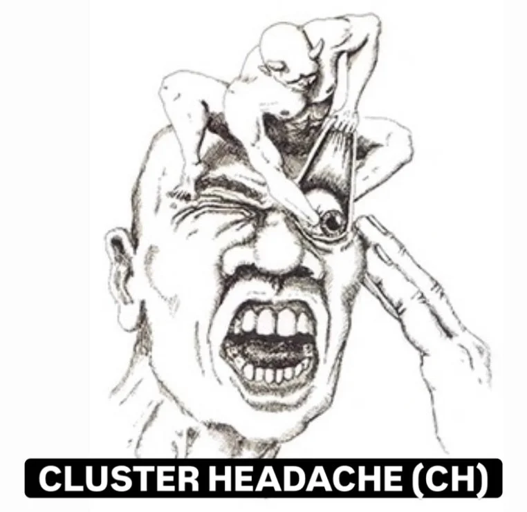 Cluster headache (CH) is often called &ldquo;the worst pain a human can experience.&rdquo; Not migraine. Not kidney stones. Not childbirth. People pace, cry, hit walls, and some describe it as impossible to think through.

CH is not &ldquo;a bad head
