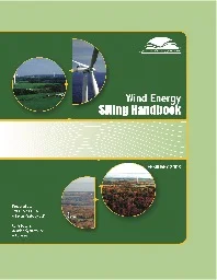 Wind Energy Siting Handbook