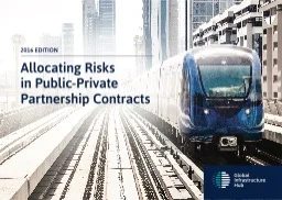 Allocating Risks in Public - Private Partnership Contracts