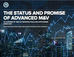 The Status and Promise of Advanced M&V - An Overview of "M&V" Methods, Tools, and Applications - RMI 2017