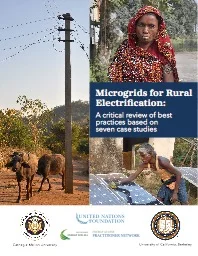 Microgrids for Rural Electrification: A Critical Review of Best Practices Based on Seven Case Studies