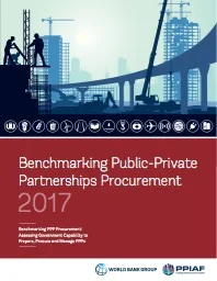 Benchmarking Public-Private Partnerships Procurement  - World Bank Group 2017
