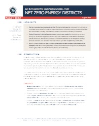 An Integrative Business Model for Net Zero Energy Districts – RMI 2016