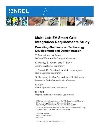 Multi-V Smart Grid Integration Requirements Study - Providing Guidance on Technology Development and Demonstration - NREL 