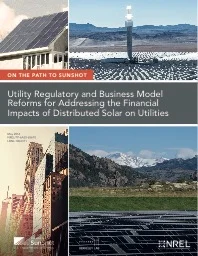 Utility Regulatory and Business Model Reforms for Addressing the Financial Impacts of Distributed Solar on Utilities