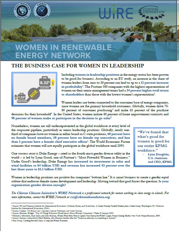 The Business Case for Women in Leadership 
