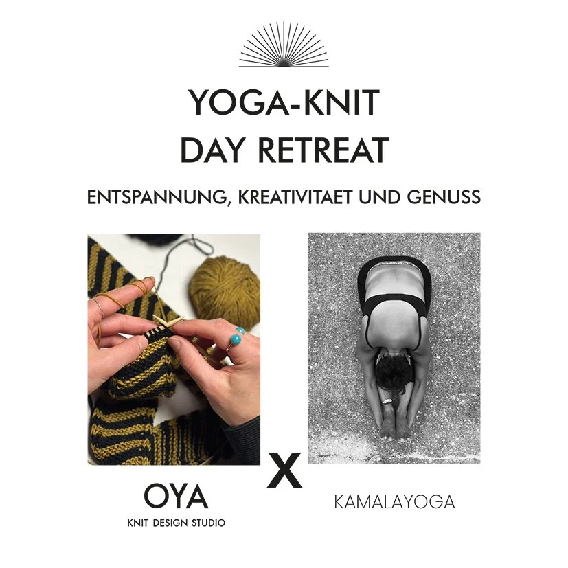 Oya Knit Design Studio I Yoga Strick Day Retreat  I Anfänger Schal gestreift Zunahmen I 01 I quadratisch.jpg