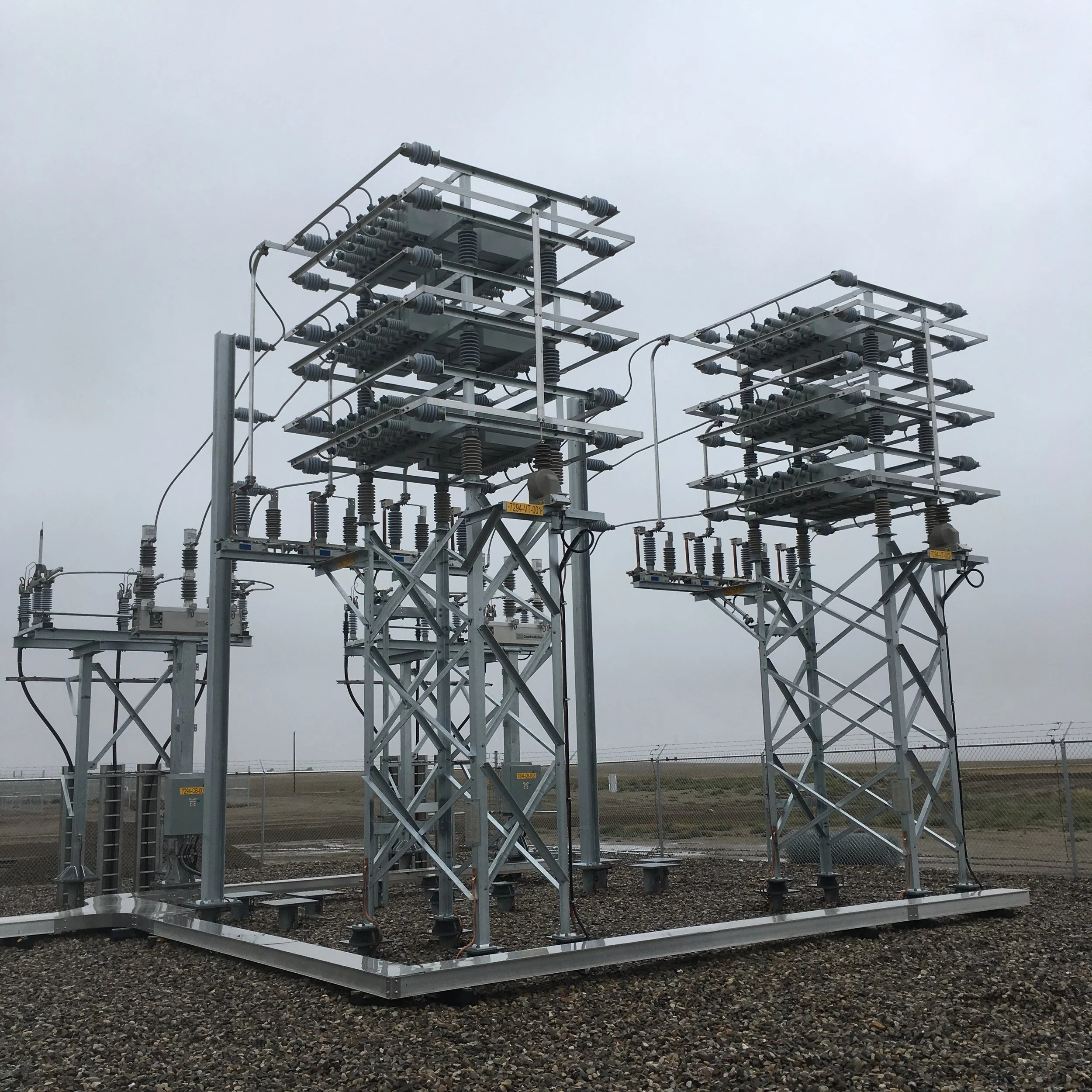 Whitla-Shamrock Windfarm QVARx cap banks and Southern States capswitchers
