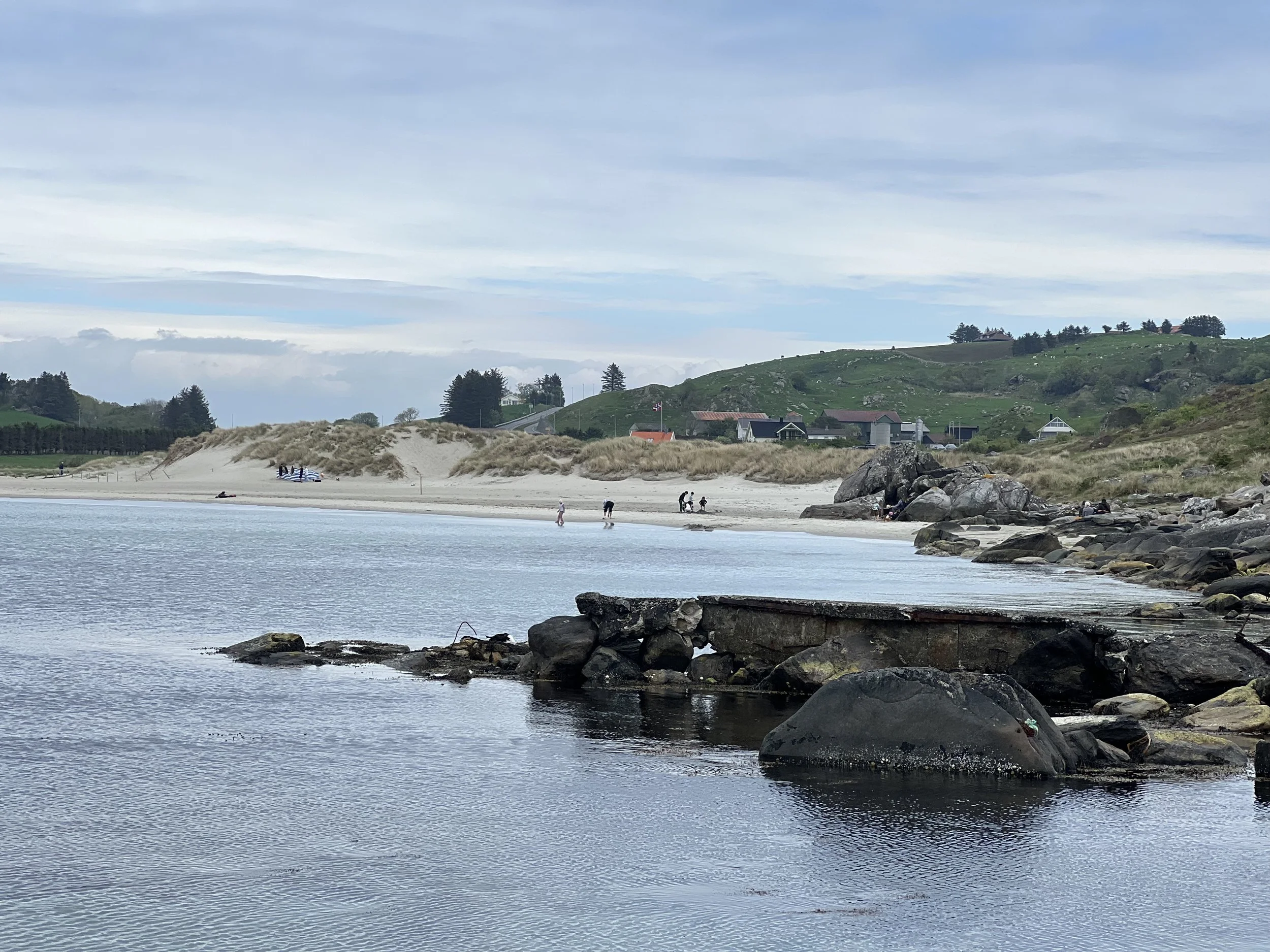 quiet beach in Jaeren