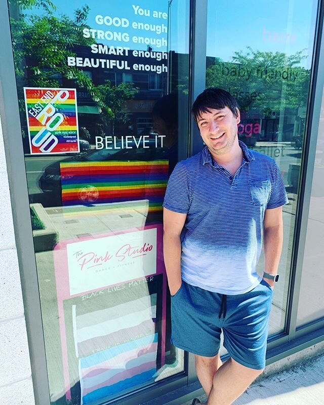 While our physical studio remains closed, Natalie and I went by today to make sure the core beliefs of our business are loud and proud ❤️
Happy Pride month 🌈